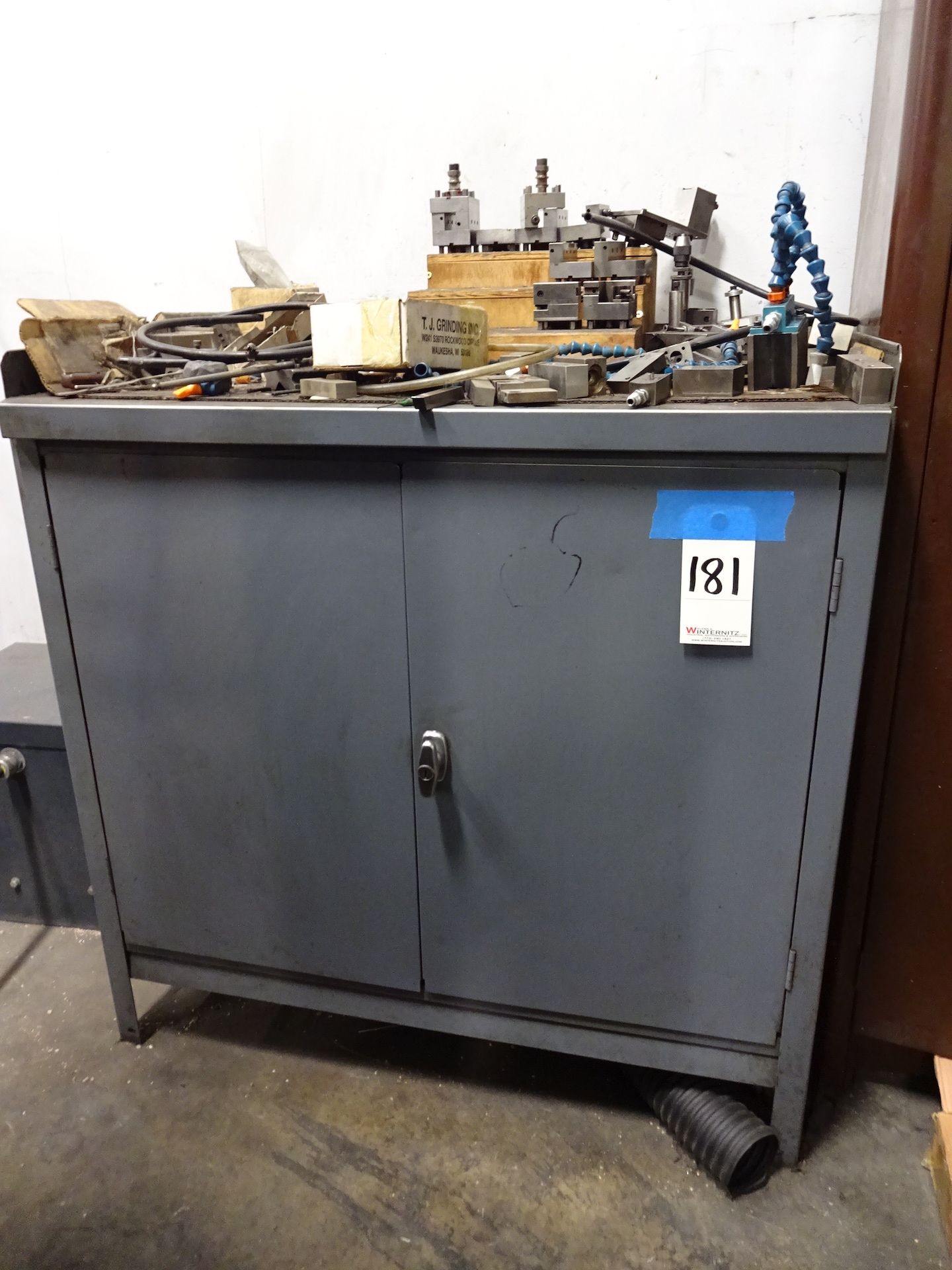 2-Door Steel Storage Cabinet (no contents)