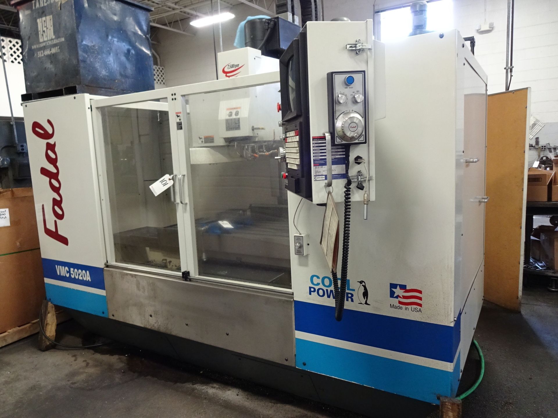 Fadal Model VMC5020A CNC Vertical Machining Center, S/N 9810947 (1998), 7500 RPM Spindle, 21 Station - Image 19 of 24
