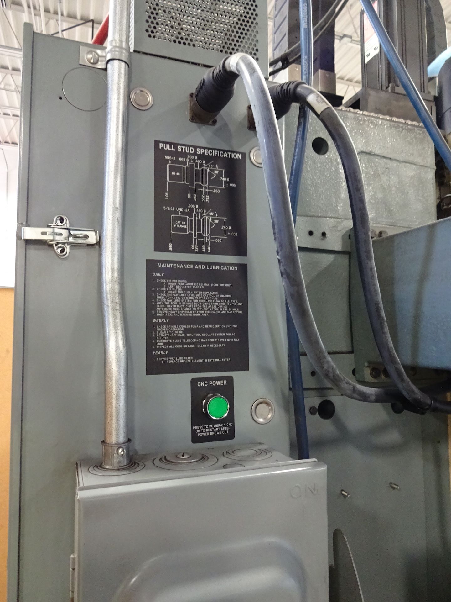 Fadal Model VMC5020A CNC Vertical Machining Center, S/N 9810947 (1998), 7500 RPM Spindle, 21 Station - Image 24 of 24