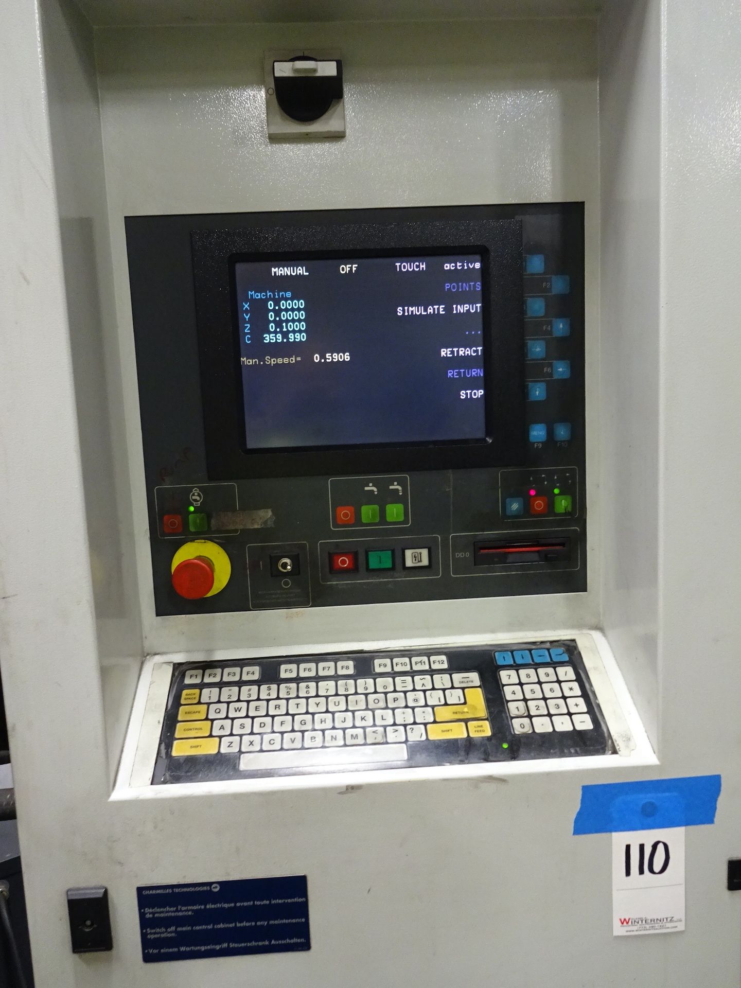 Charmilles Model Roboform 20A CNC Sinker Type EDM Machine, S/N 225014 (1999), Automatic Tool - Image 2 of 14