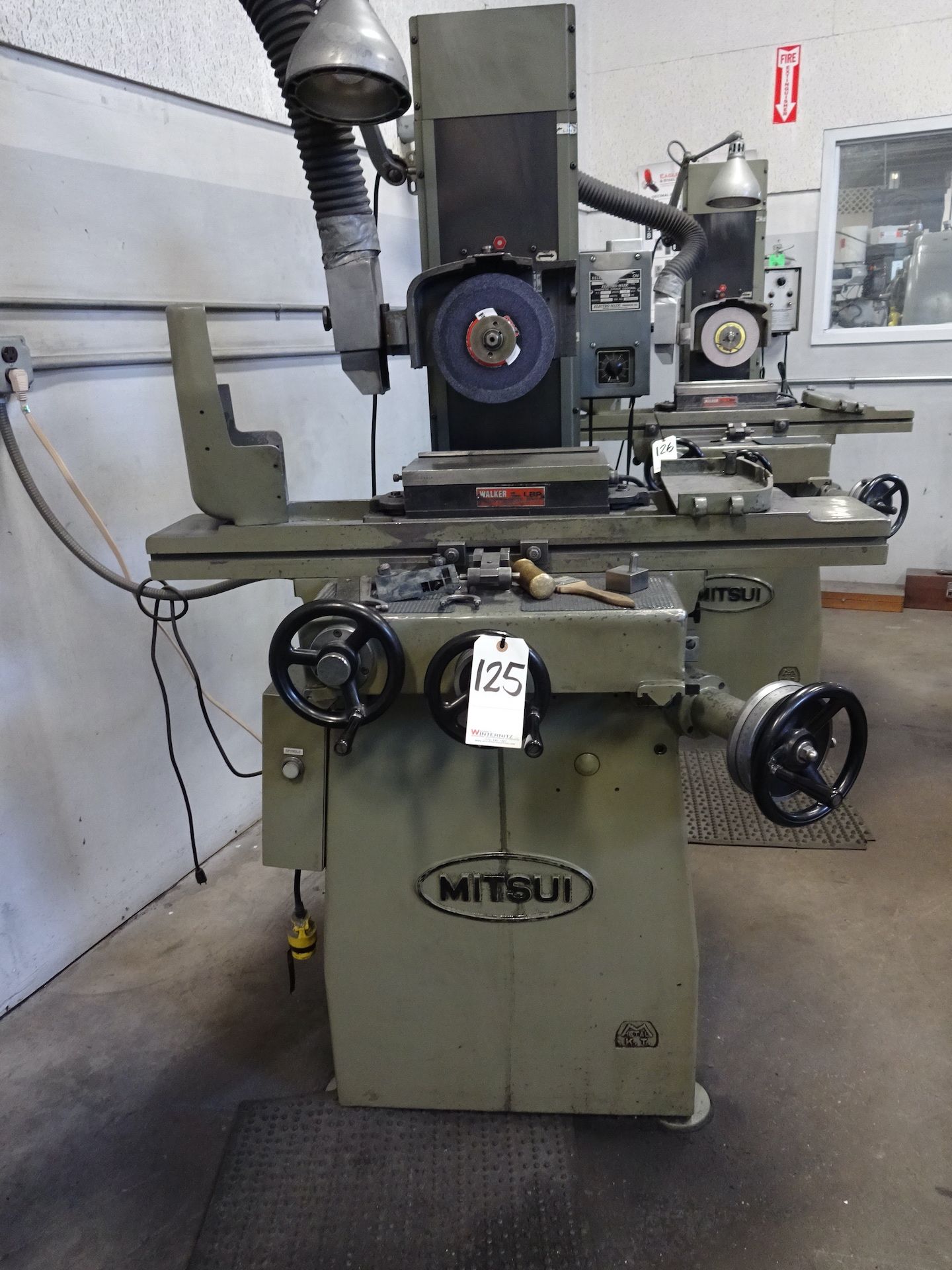 Mitsui 6 in. x 12 in. Model 200MH Hand Feed Surface Grinder, S/N 80022461 (1980), Walker Magnetic