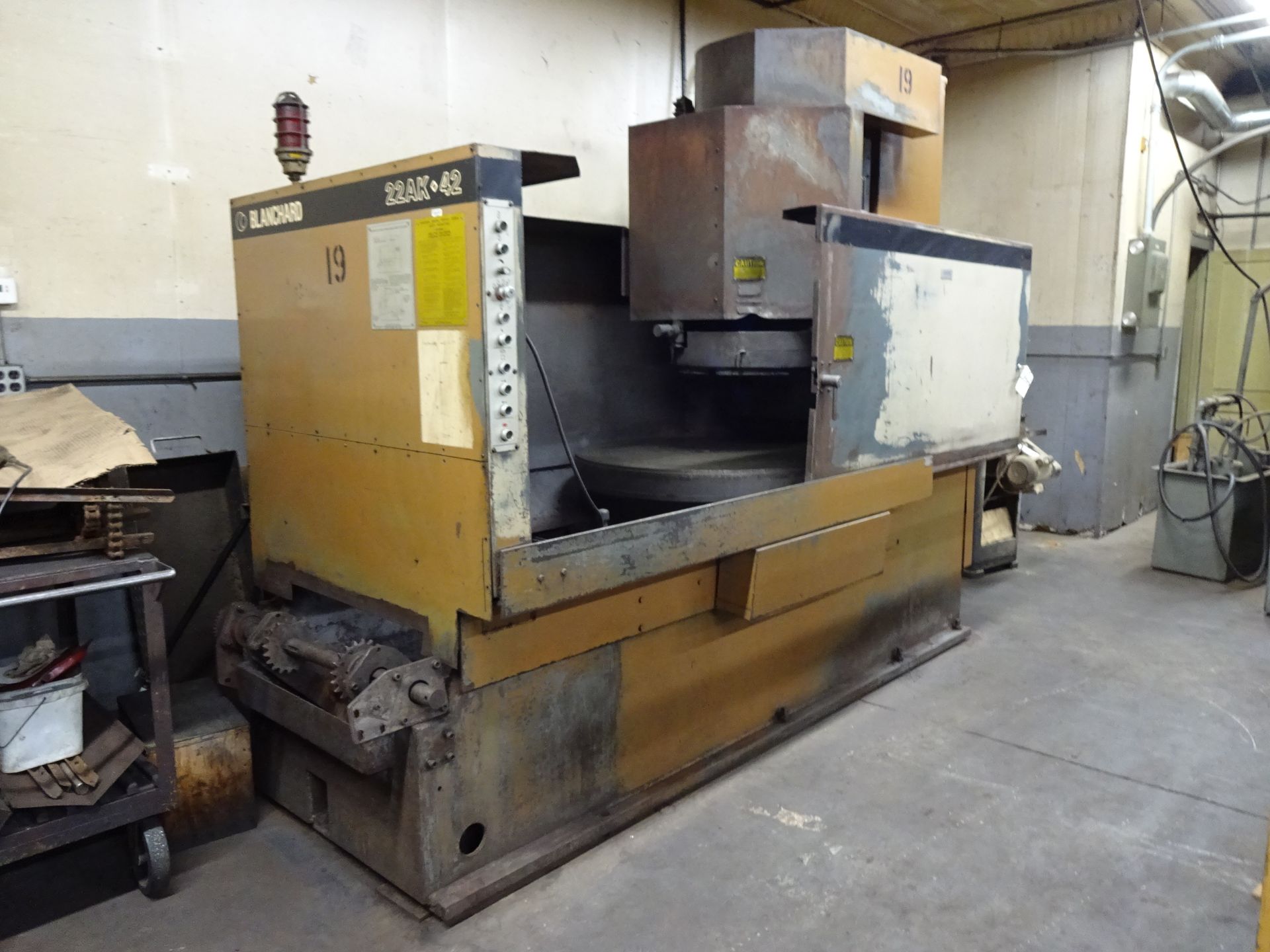 Blanchard 42 in. Model 22AK-42 Rotary Surface Grinder, S/N 15552, Oerlikon Control, 700 RPM Wheel - Image 2 of 17