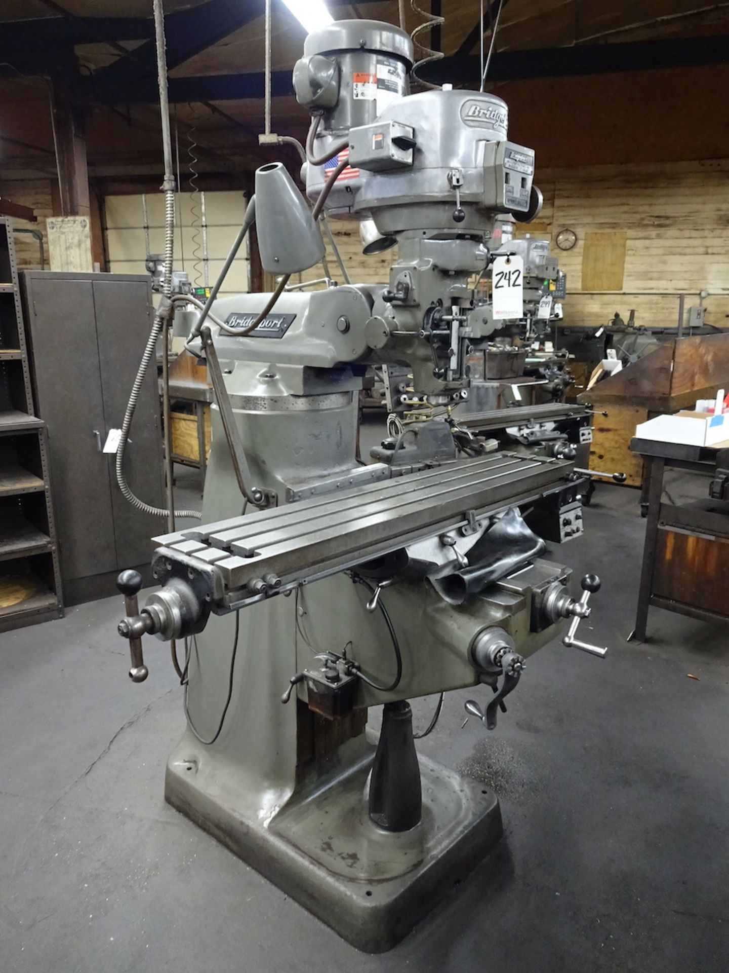 Bridgeport 2 HP Series I Vertical Milling Machine, S/N BR264998, 9 in. x 48 in. T-Slot Table,