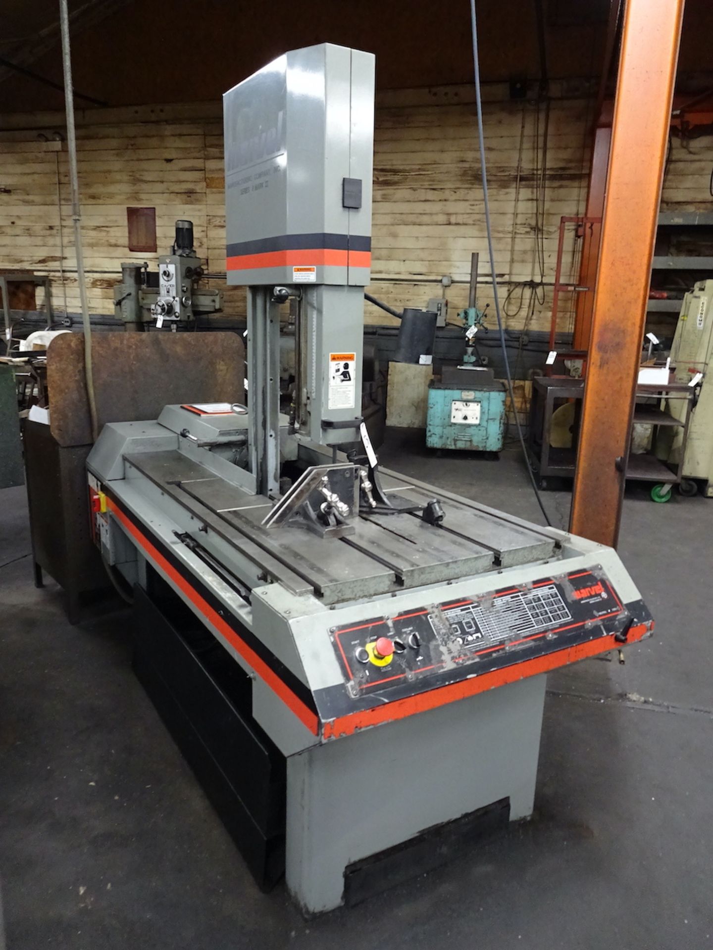 2011 Marvel Model 8-Mark II Series 8 Vertical Band Saw, S/N 830745 - Image 2 of 12