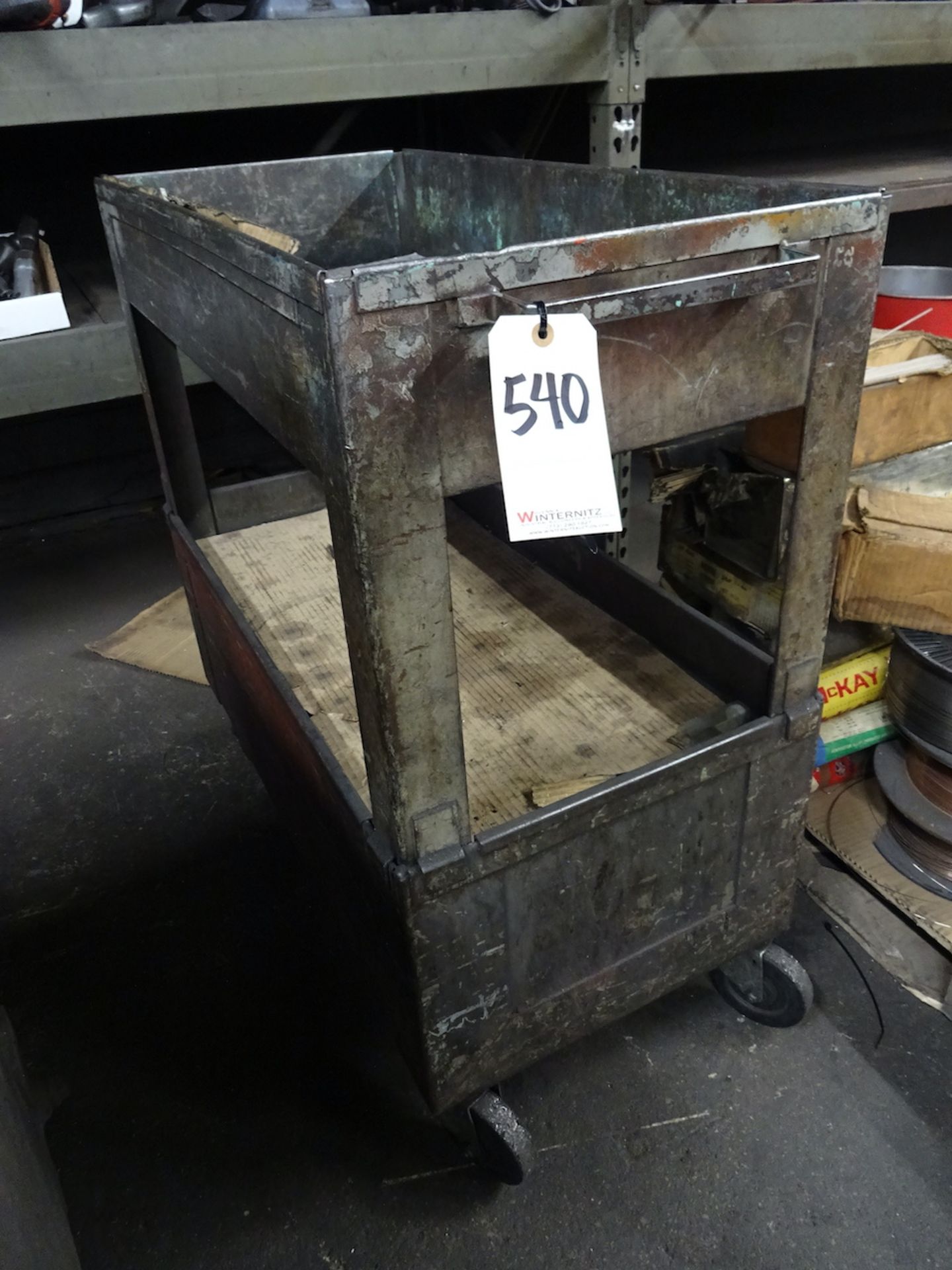 Steel Shop Cart