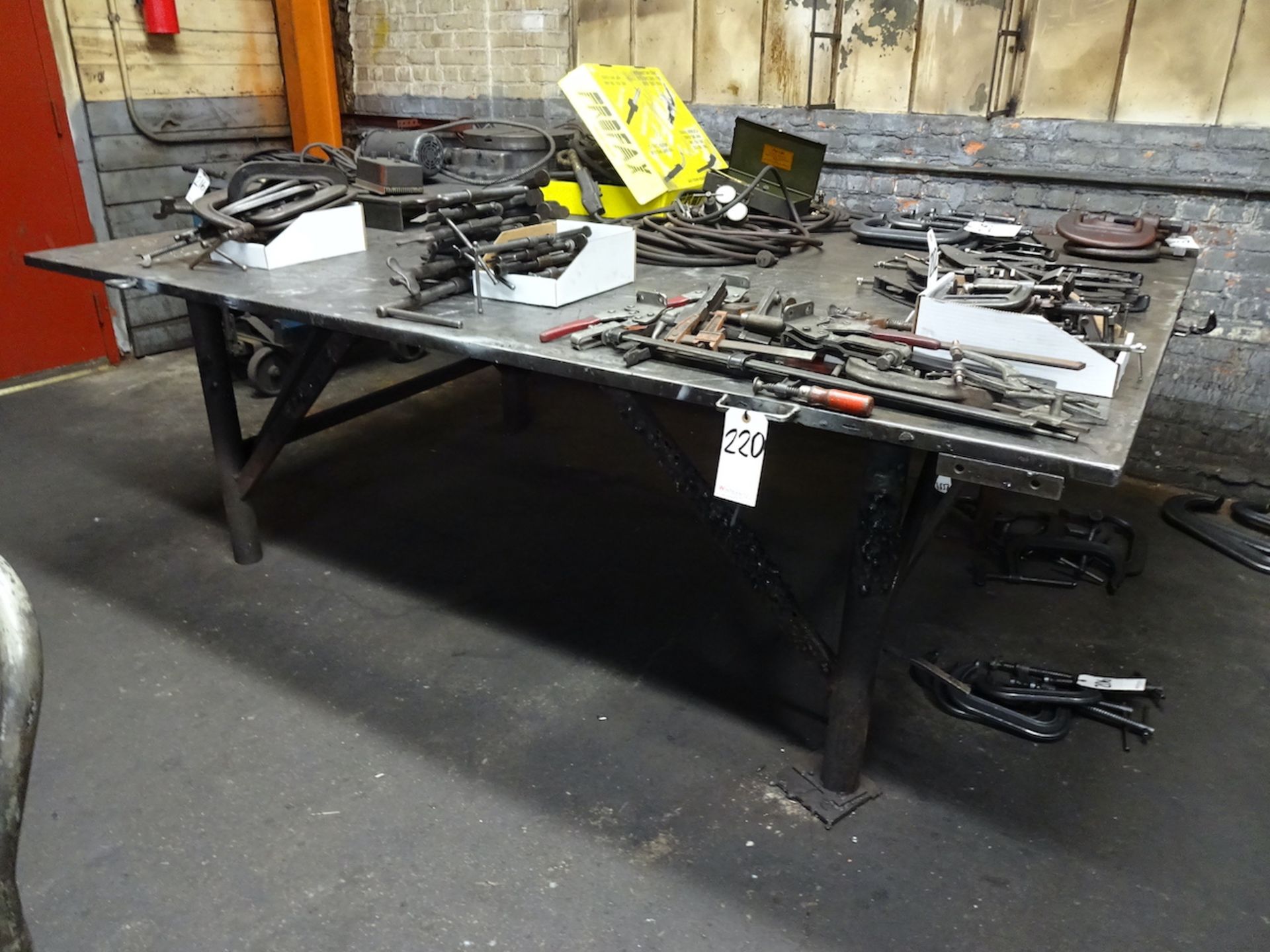 8 ft. x 6 ft. (approx.) Welding Table