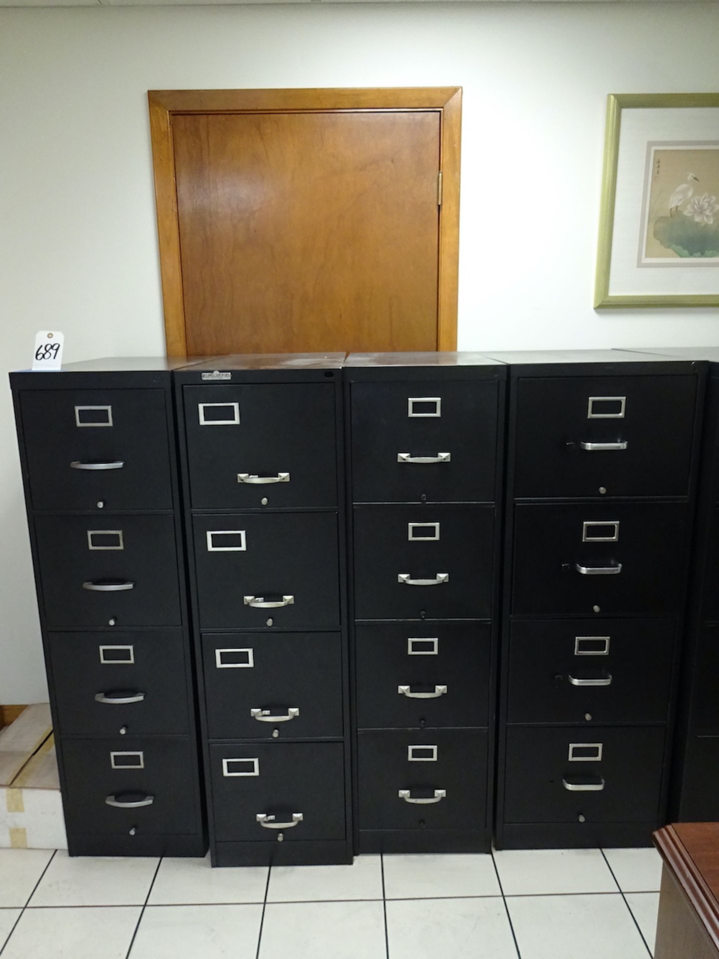 LOT: (4) 4-Drawer File Cabinets