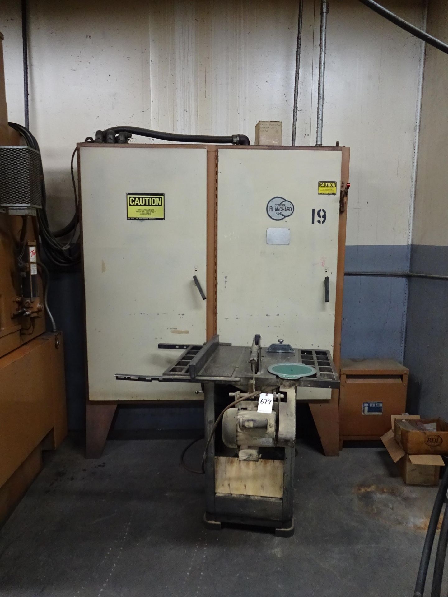 Blanchard 42 in. Model 22AK-42 Rotary Surface Grinder, S/N 15552, Oerlikon Control, 700 RPM Wheel - Image 4 of 17