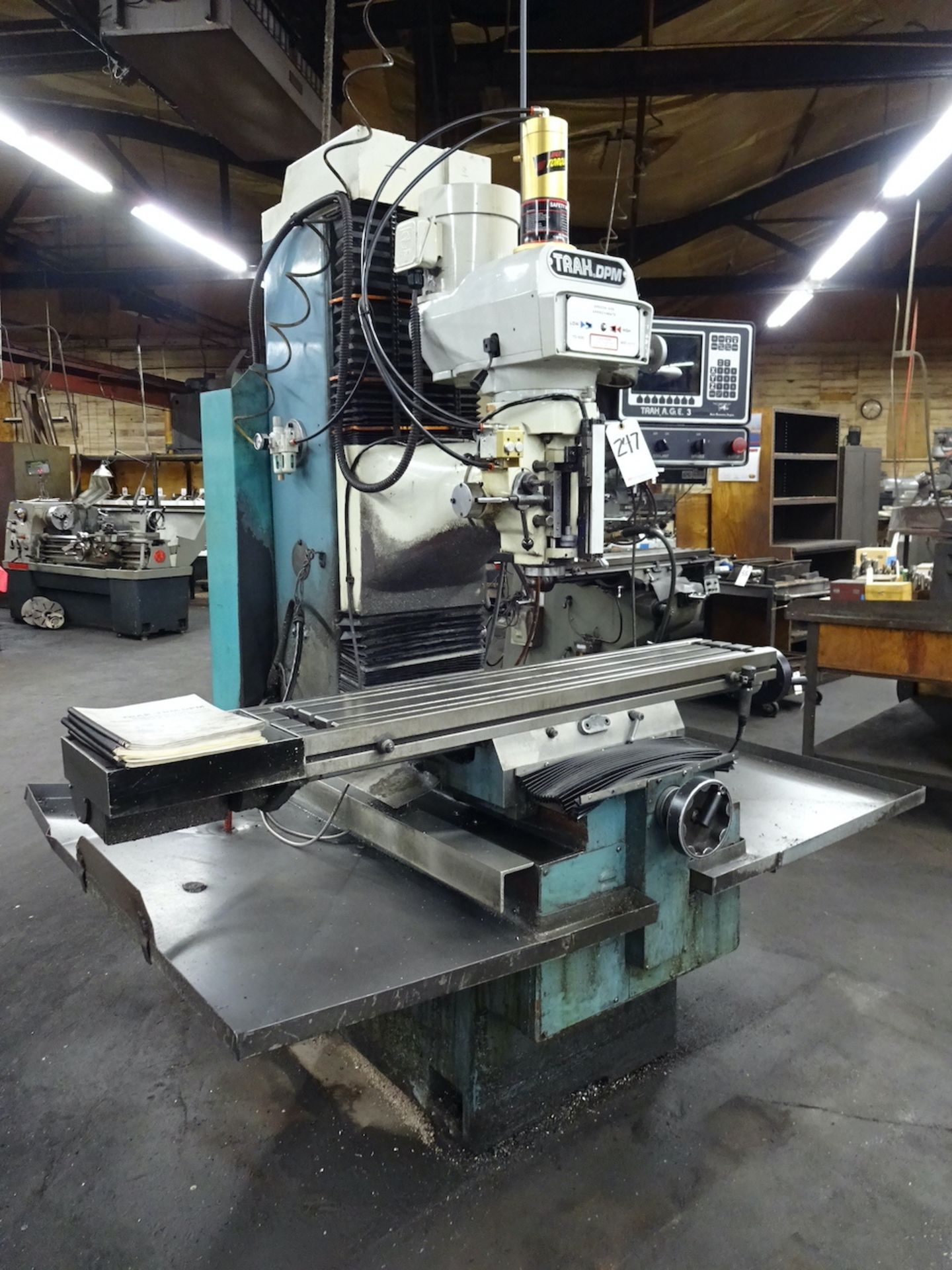 1998 Southwestern Industries Model Trak DPM CNC Vertical Milling Machine, S/N 98-4123, 10 in. x 50