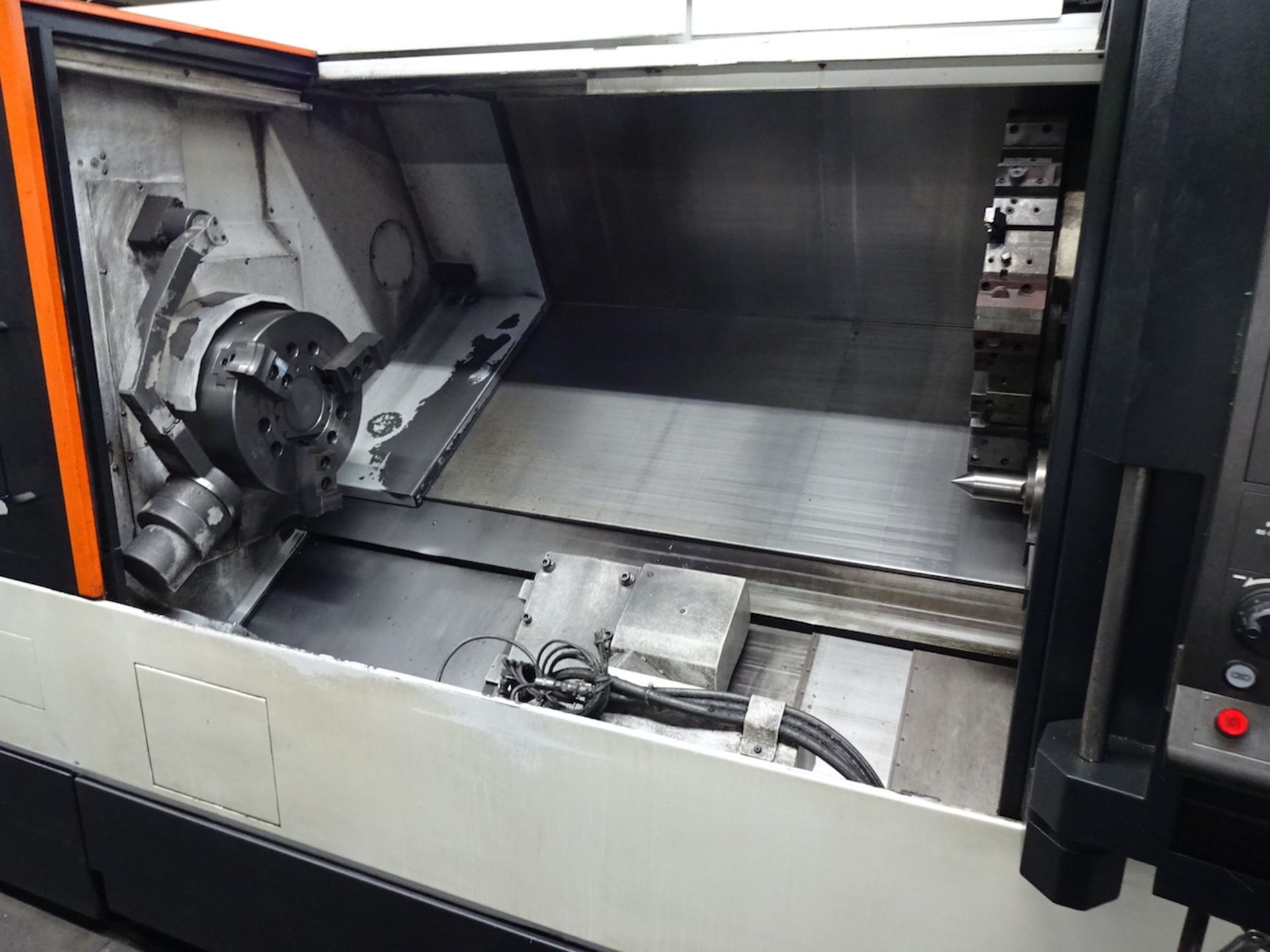 2014 Mazak Quick Turn Smart 350 CNC Turning Center, S/N 255688, Mazatrol Smart Control, Tool Eye, - Image 7 of 22