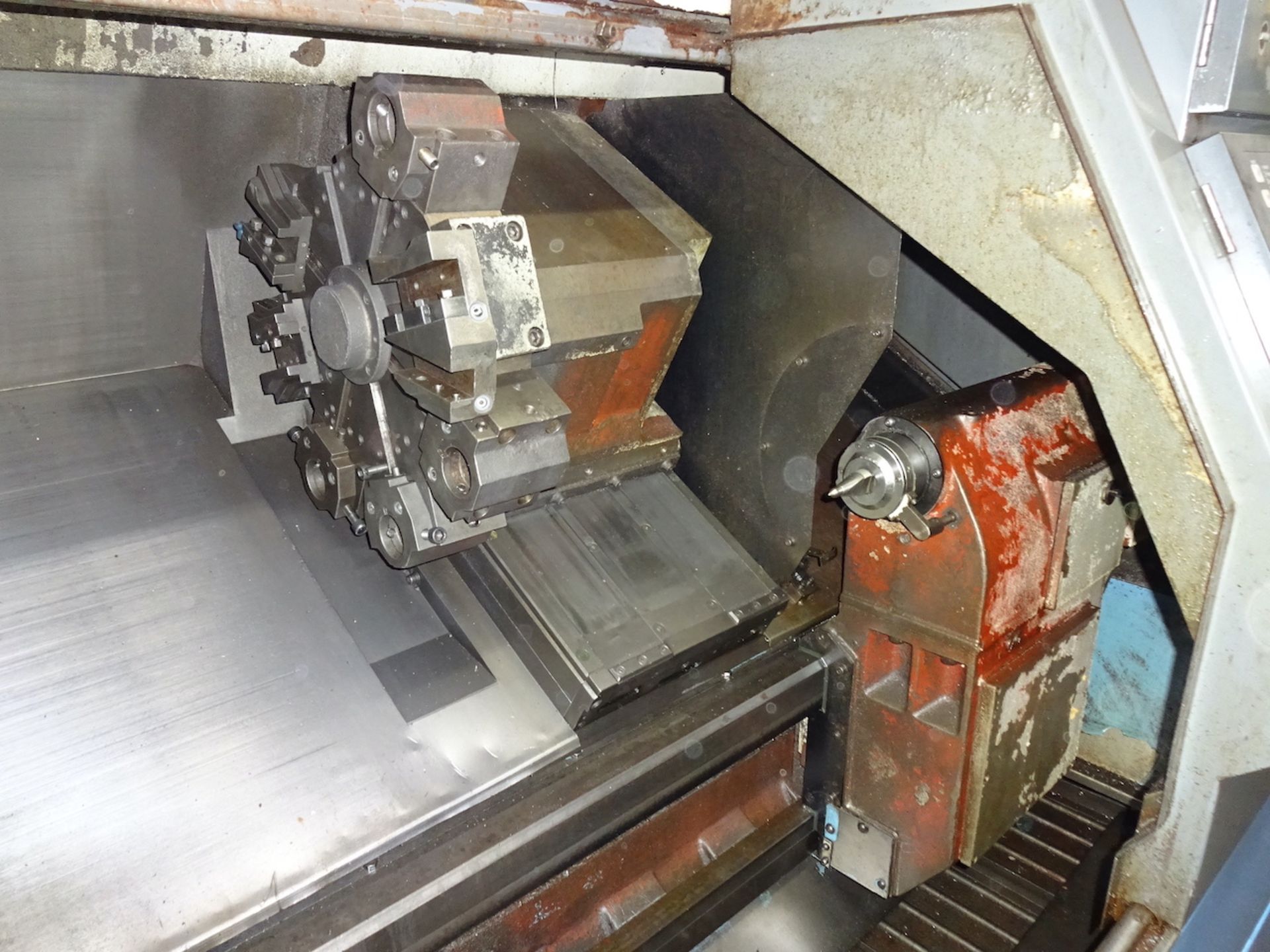 1997 Mazak Quick Turn 30 CNC Turning Center, S/N 125295, Mazatrol T Plus Control, Tool Eye, - Image 9 of 14