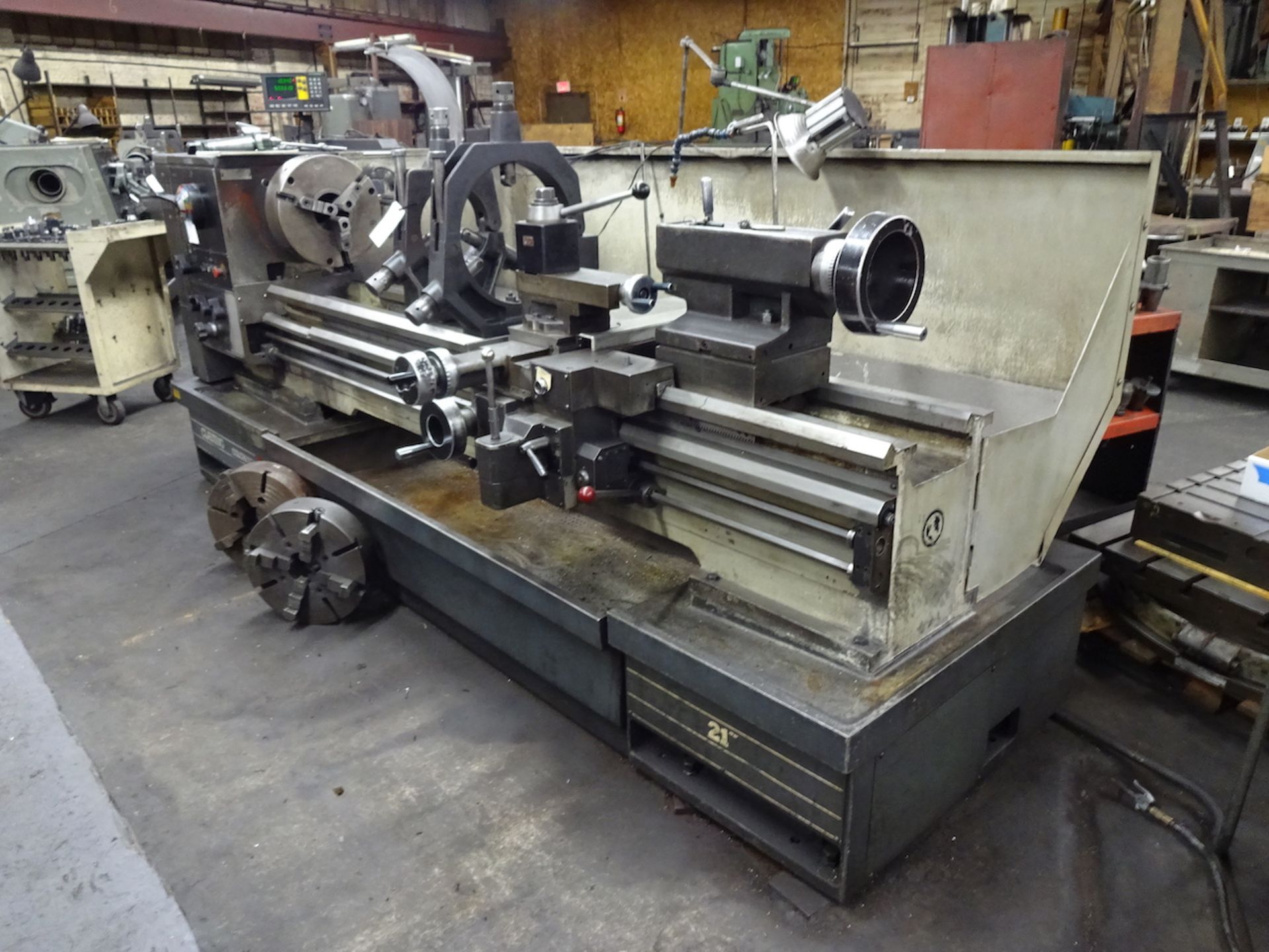 1995 Clausing Colchester 24 in. x 84 in. (approx.) Model Mastiff GH Gap Bed Engine Lathe, S/N - Image 2 of 14
