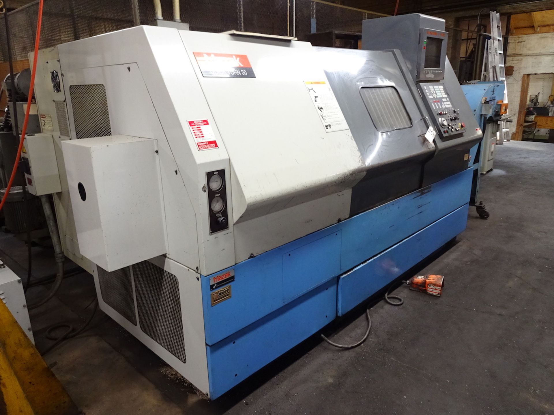 1997 Mazak Quick Turn 30 CNC Turning Center, S/N 125295, Mazatrol T Plus Control, Tool Eye,