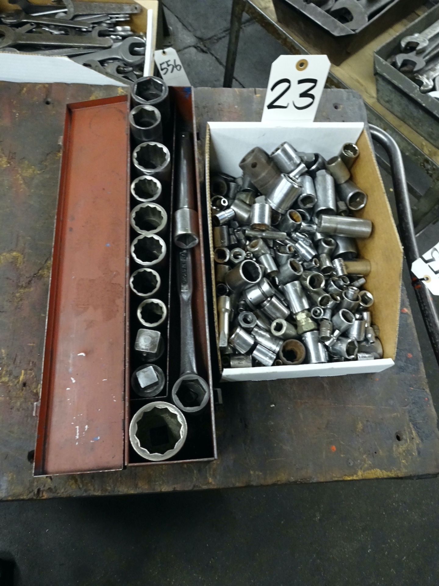 LOT: Ratchets & Assorted Sockets