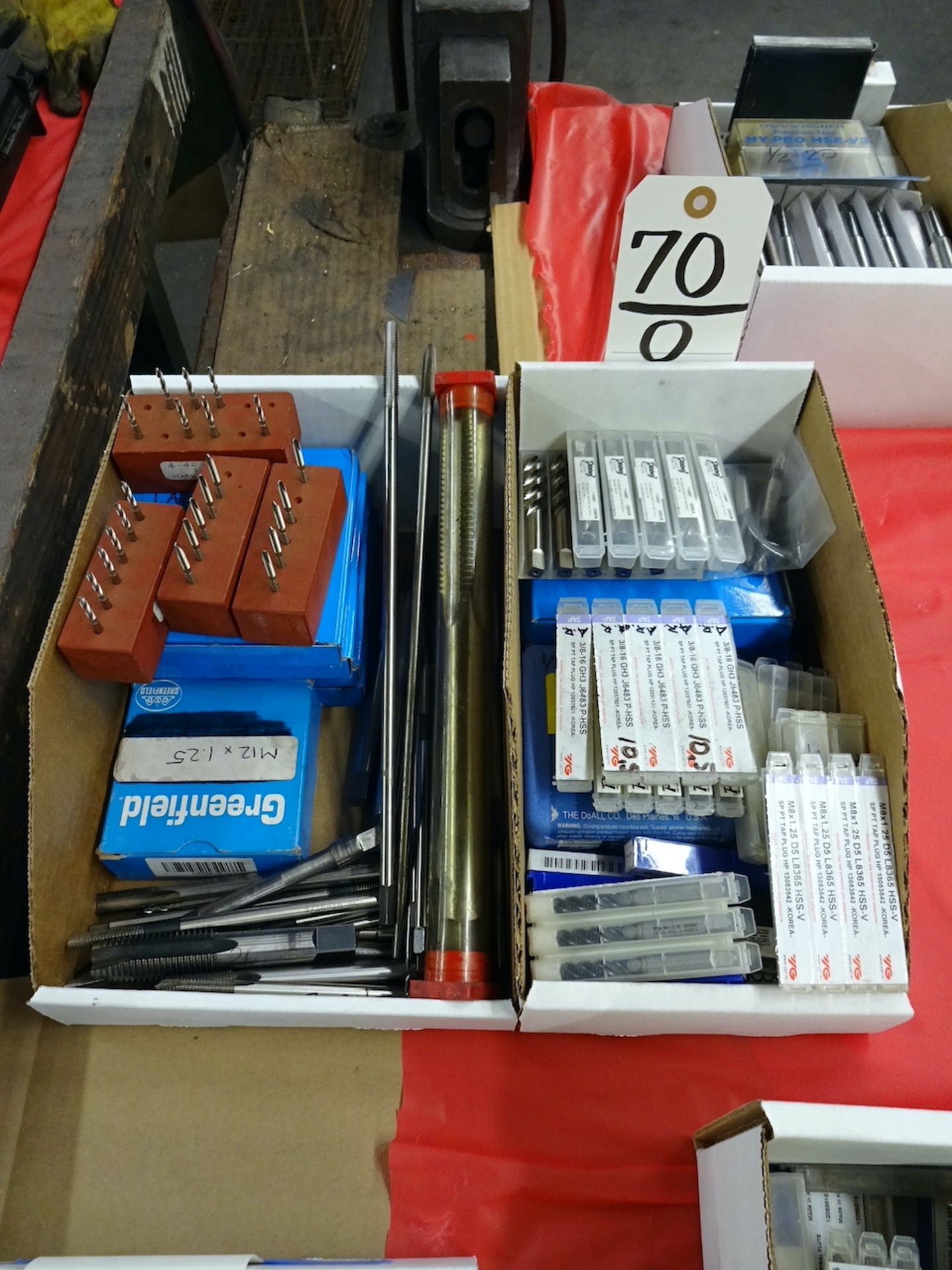 LOT: ASSORTED TAPS IN (2) BOXES