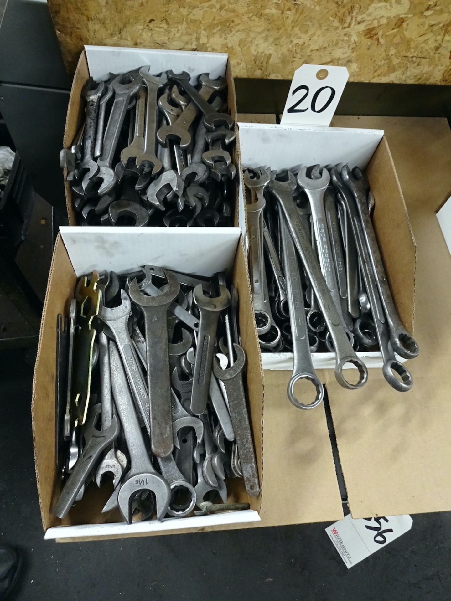 LOT: Assorted Wrenches in (3) Boxes