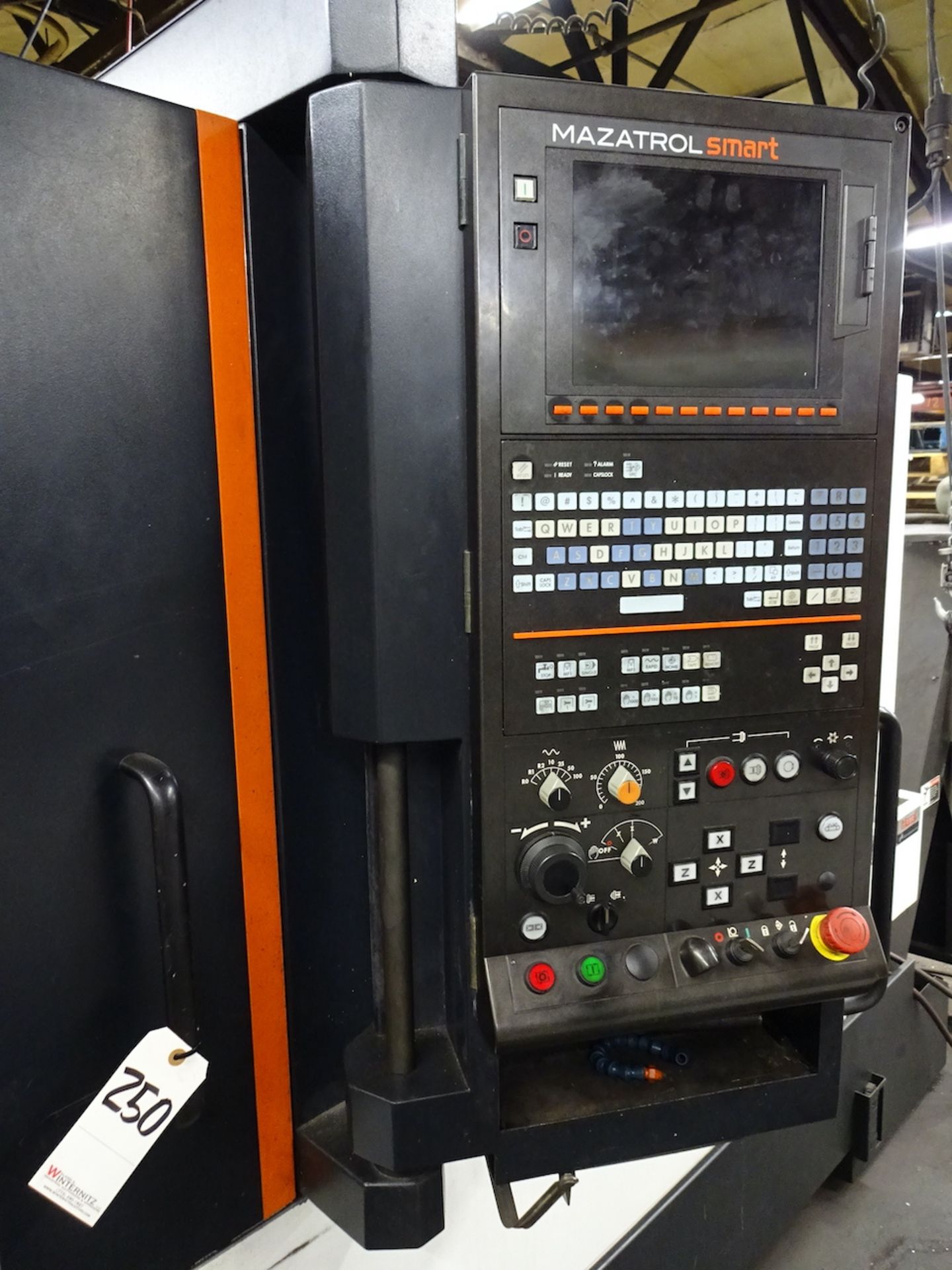 2012 Mazak Quick Turn Smart 300 CNC Turning Center, S/N 240638, Mazatrol Smart Control, Tool Eye, - Image 3 of 16