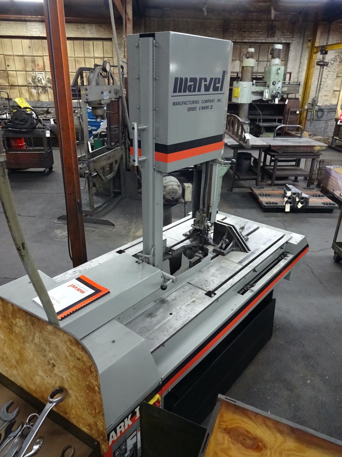 2011 Marvel Model 8-Mark II Series 8 Vertical Band Saw, S/N 830745 - Image 4 of 12