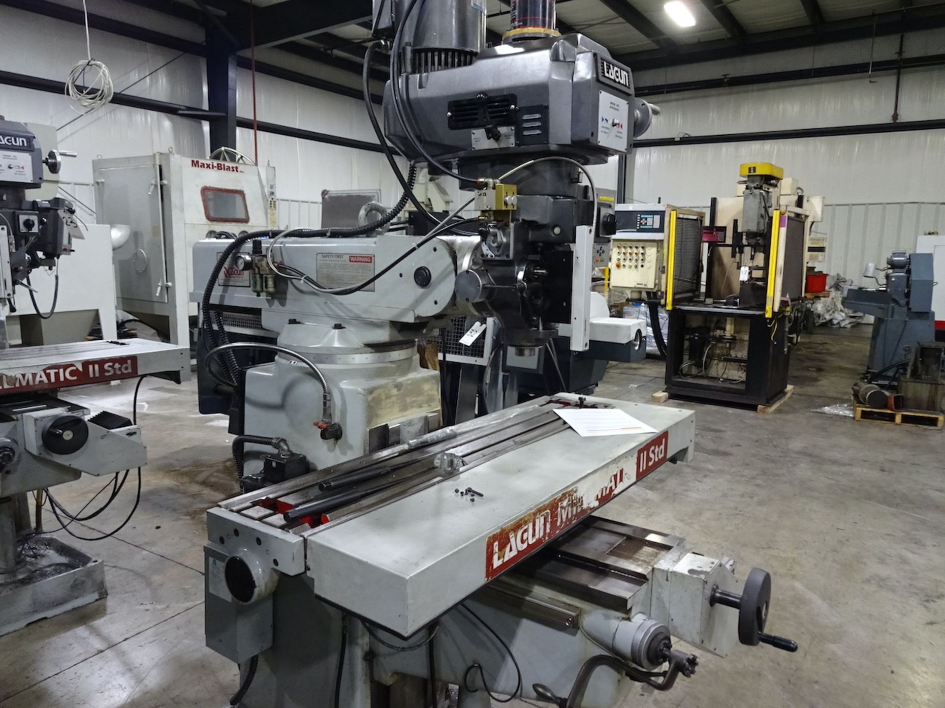 LAGUN MILLMATIC II 2 AXIS CNC VERTICAL KNEE MILL (2013) S/N 46621, 10 X 50 TABLE, 4200 RPM - Image 3 of 9