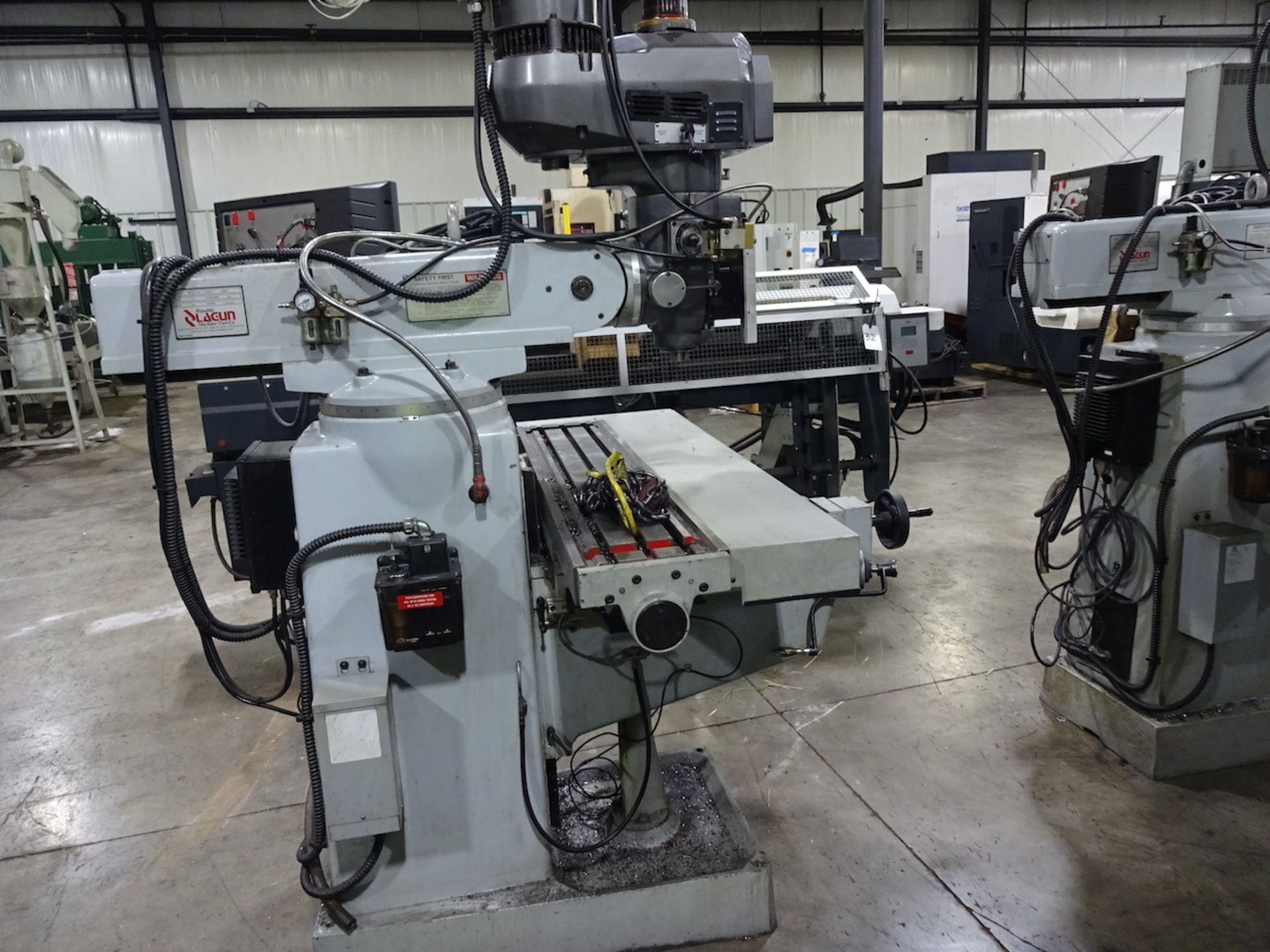 LAGUN 3HP MILLMATIC II 2 AXIS CNC VERTICAL KNEE MILL (2013) S/N 45006, 10 X 50 TABLE, 4200 RPM - Image 6 of 9