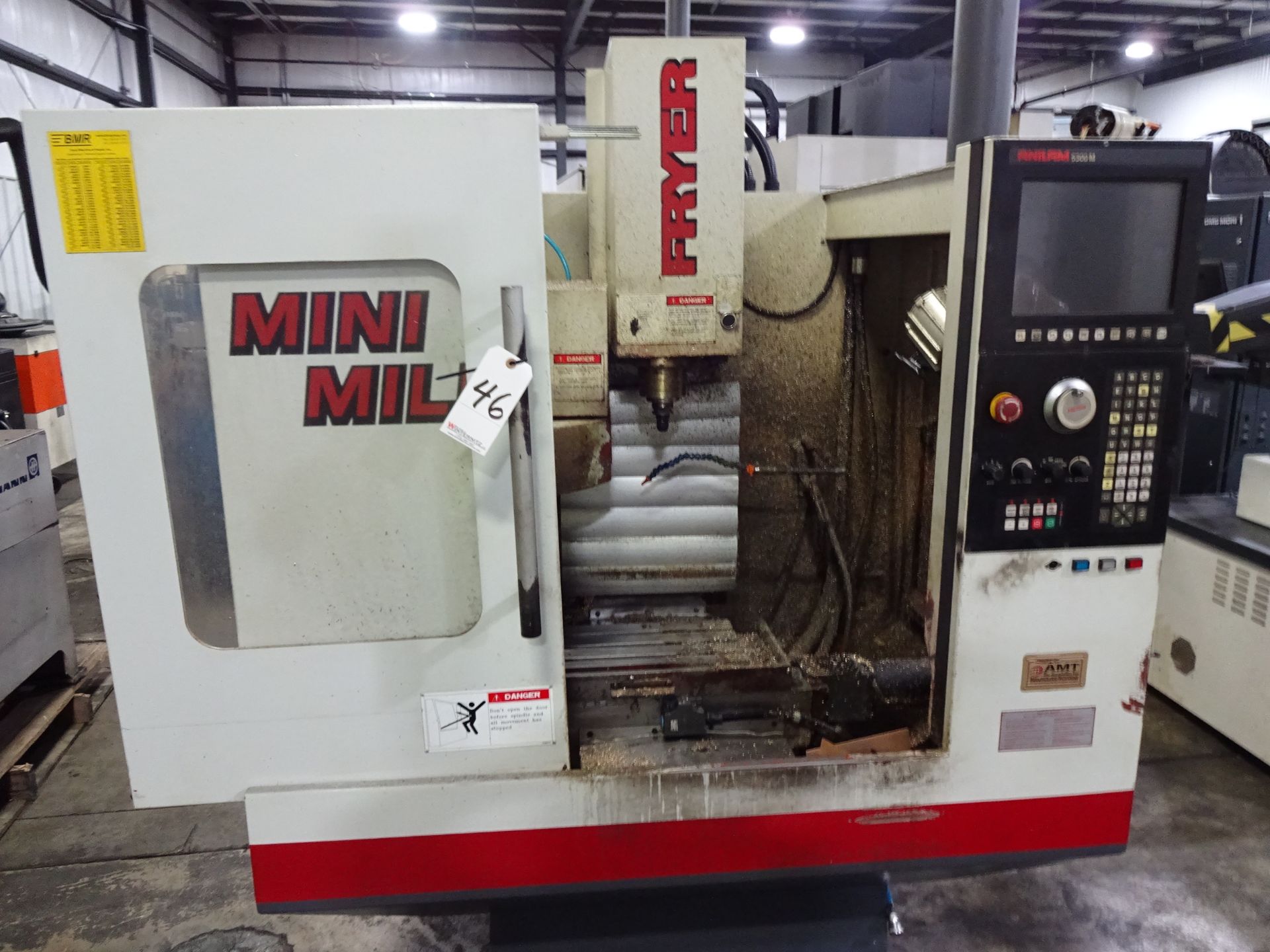 FRYER MODEL MM CNC MINI MILL, S/N 25022, 10 X 33 TABLE, ANILAM 5300M CONTROL (EXCLUDES TRANSFORMER)