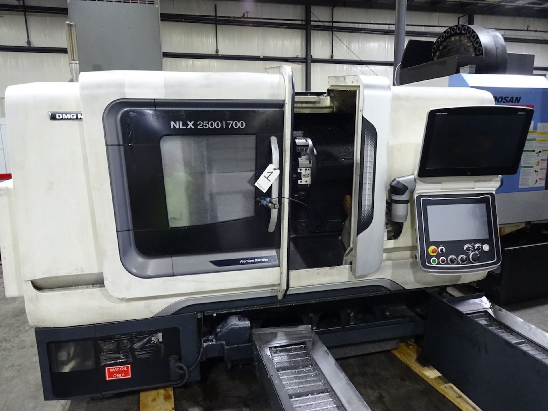 DMG MORI NLX2500T/700 CNC LATHE (2018) S/N NL258180809, MAX. SWING: 36.2 MAX. TURNING DIAMETER: