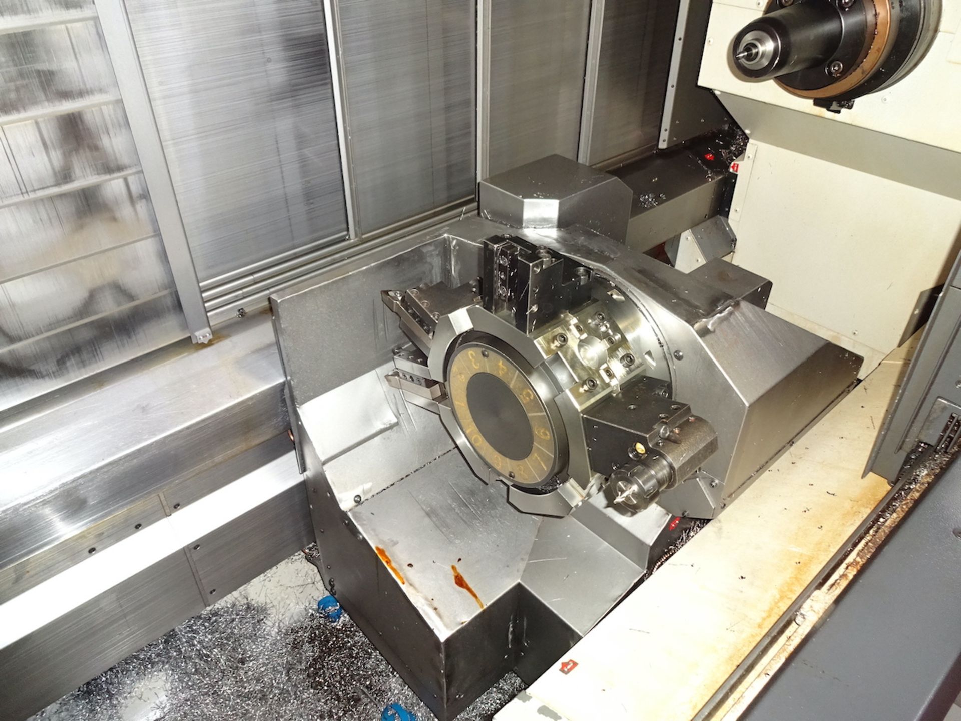 DMG MORI SEIKI NTX2000/1500SZ MULTI FUNCTION CNC LATHE (2014), UNIVERSAL LIVE TOOL MILLING HEAD, - Image 14 of 25