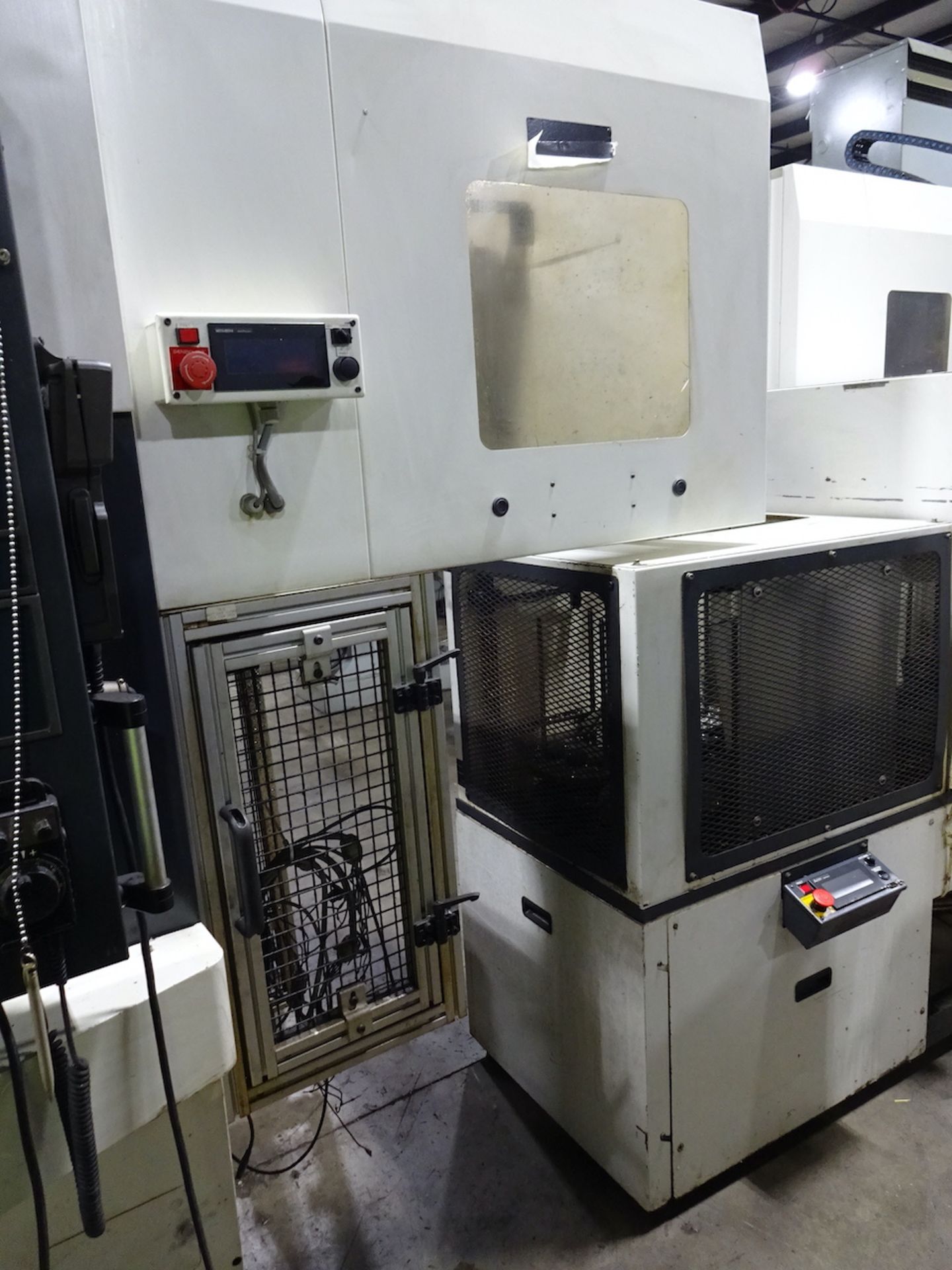 FUJI CSD-300 TWIN SPINDLE CNC LATHE (2014) S/N SE0102377, GANTRY LOAD AND STOCKER TABLE, RECOMMENDED - Image 5 of 25