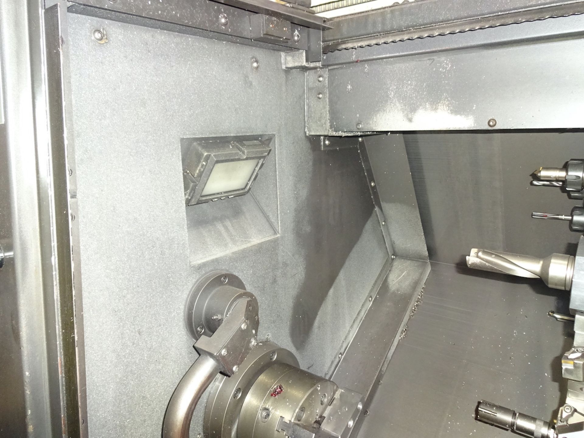 DOOSAN MODEL LYNX 220C CNC LATHE (2014) S/N ML0013006003, FANUC SERIES I CNC, TOOL PRESETTER, 3 - Image 5 of 15