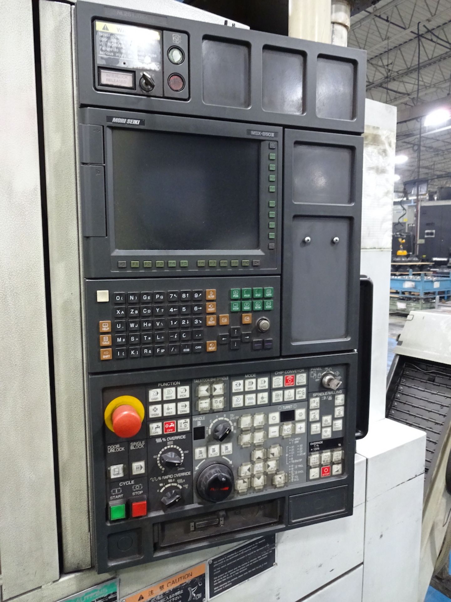 DMG MORI SEIKI NL2500Y/700 CNC LATHE S/N NL251JD5411 (2010), 10” CHUCK, 36.4” SWING, 27.7 - Image 5 of 18