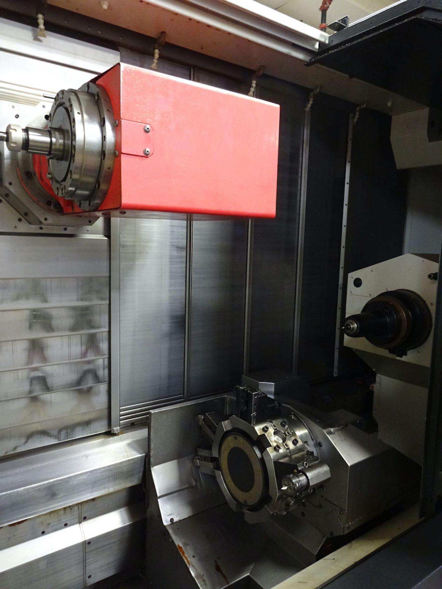 DMG MORI SEIKI NTX2000/1500SZ MULTI FUNCTION CNC LATHE (2014), UNIVERSAL LIVE TOOL MILLING HEAD, - Image 6 of 25