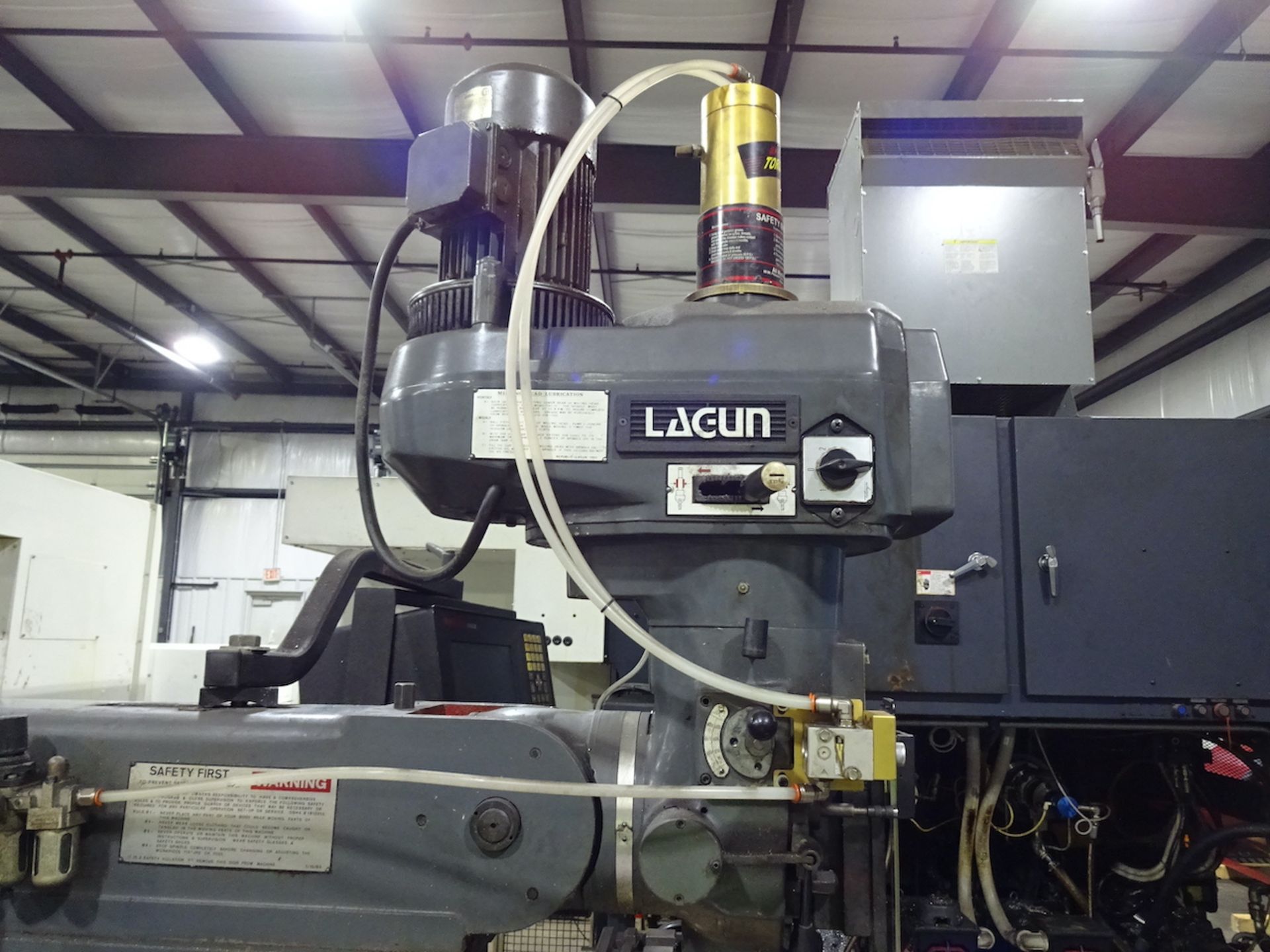 LAGUN 3HP FTV-2 VERTICAL MILLING MACHINE, ANILAM 3000M CONTROL, POWER DRAW BAR, TABLE: 10' X 55", - Image 6 of 8