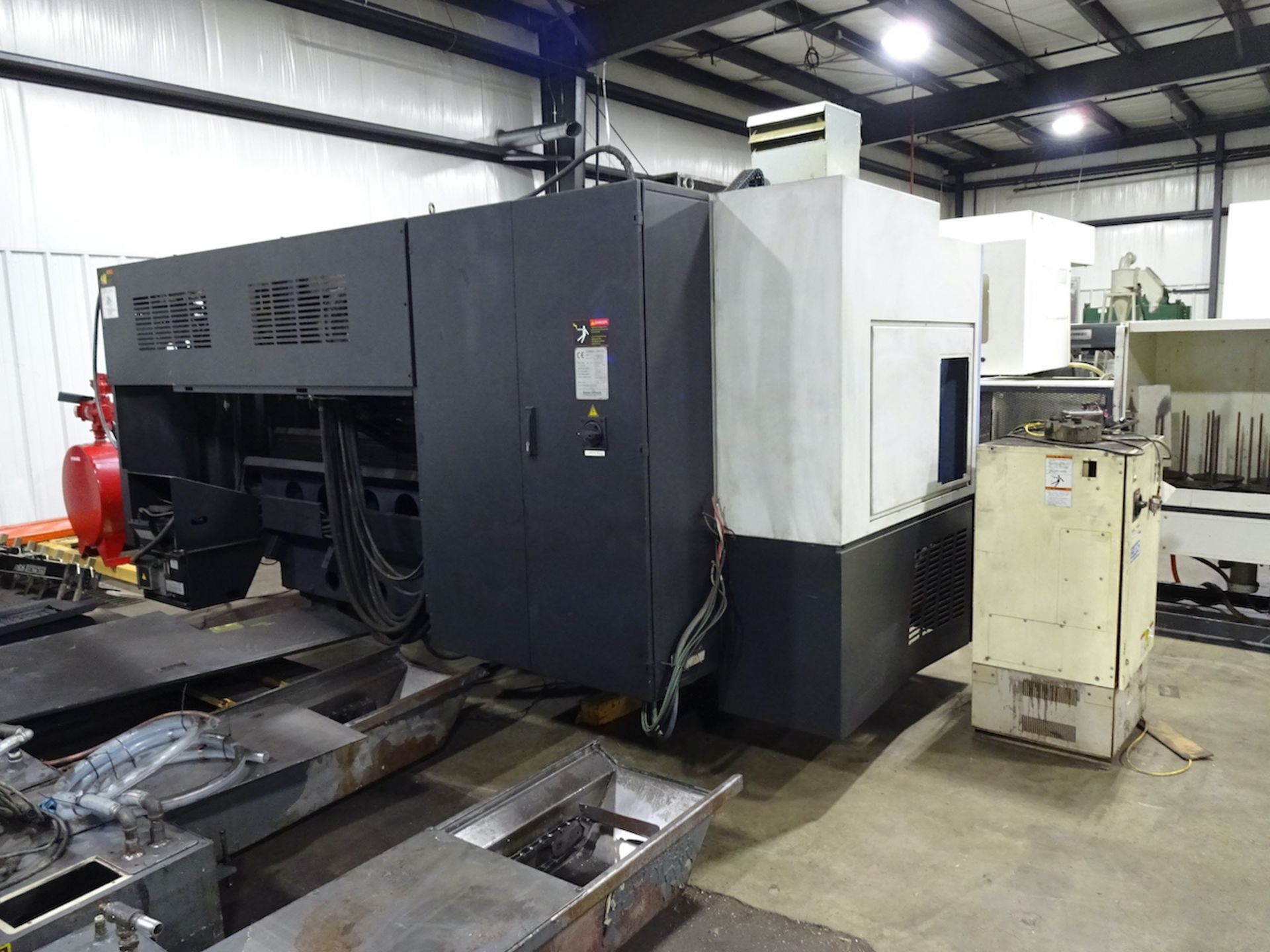 FUJI CSD-300 TWIN SPINDLE CNC LATHE (2014) S/N SE0102378, GANTRY LOAD AND STOCKER TABLE, RECOMMENDED - Image 18 of 18