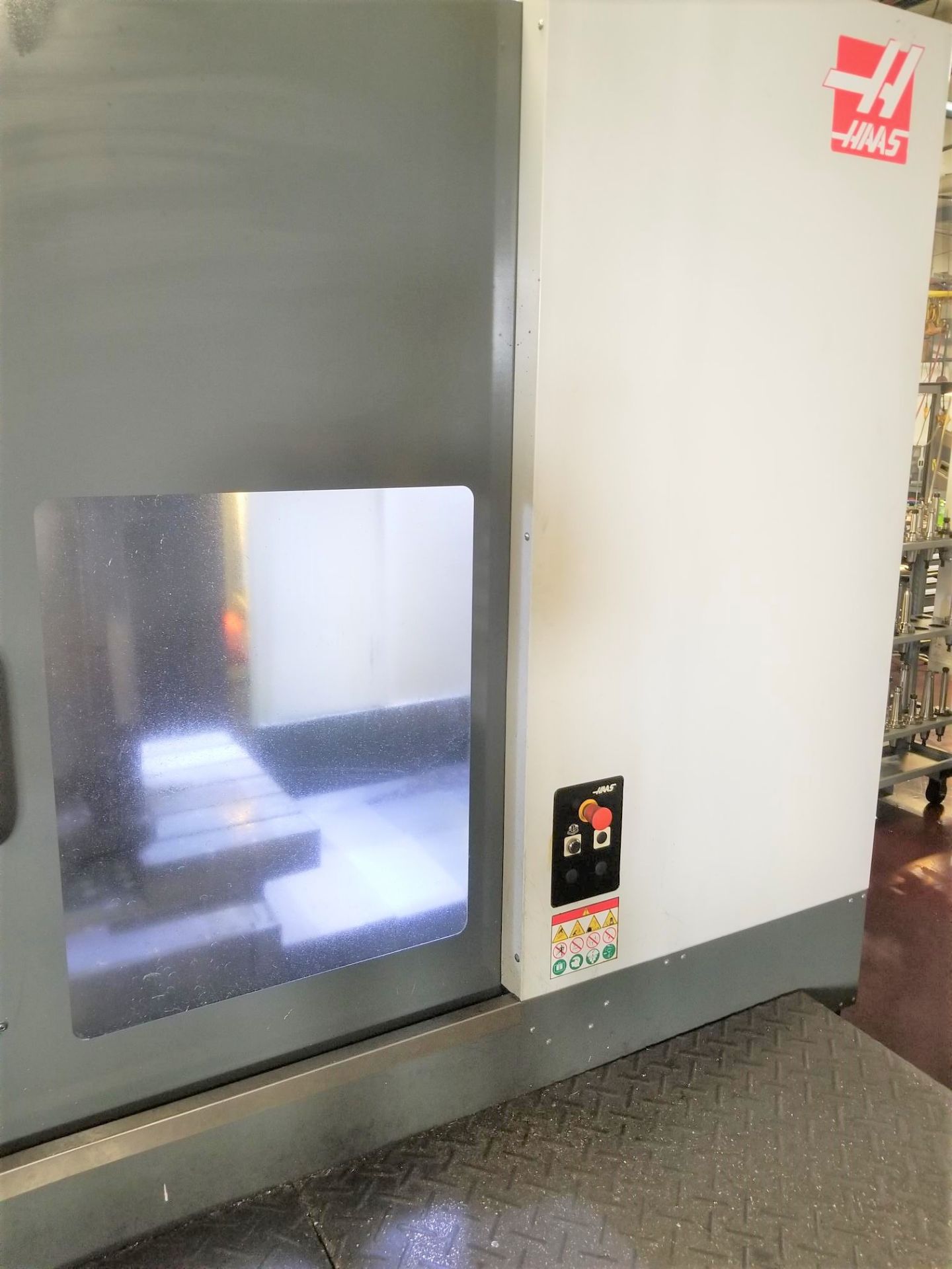 HAAS EC-1600ZT HORIZONTAL MACHINING CENTER, S/N 2054792 (2016), X-AXIS TRAVEL 64 "Y-AXIS TRAVEL - Image 4 of 14