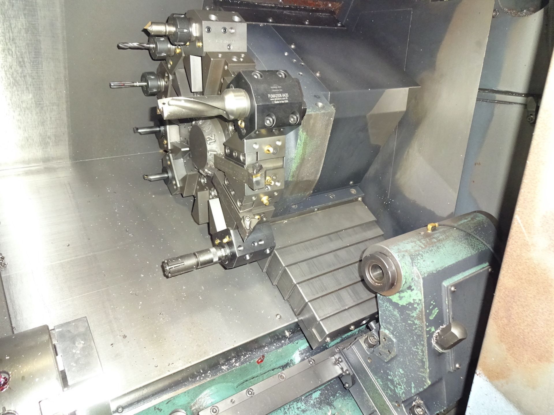 DOOSAN MODEL LYNX 220C CNC LATHE (2014) S/N ML0013006003, FANUC SERIES I CNC, TOOL PRESETTER, 3 - Image 11 of 15