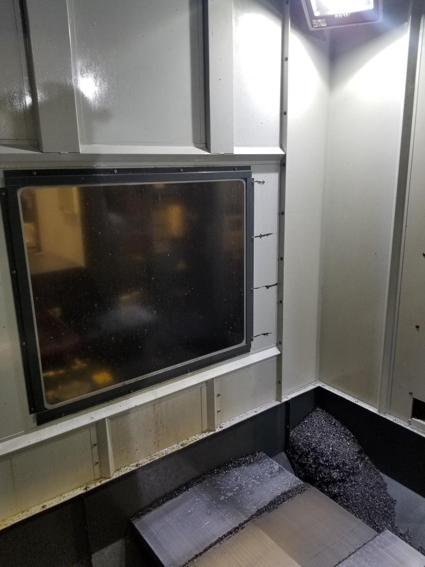 HAAS EC-1600ZT HORIZONTAL MACHINING CENTER, S/N 2054792 (2016), X-AXIS TRAVEL 64 "Y-AXIS TRAVEL - Image 5 of 14