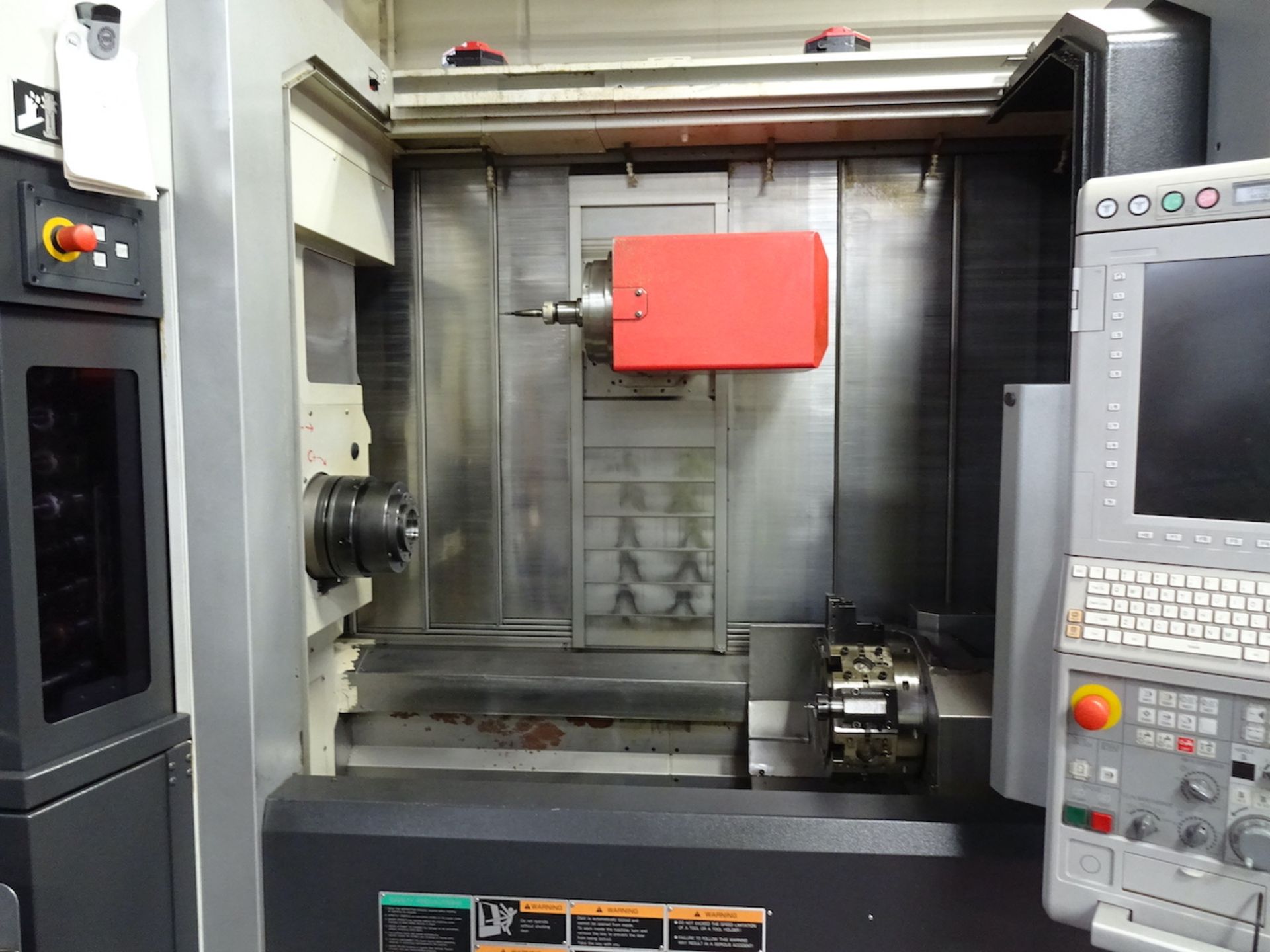 DMG MORI SEIKI NTX2000/1500SZ MULTI FUNCTION CNC LATHE (2014), UNIVERSAL LIVE TOOL MILLING HEAD, - Image 4 of 25