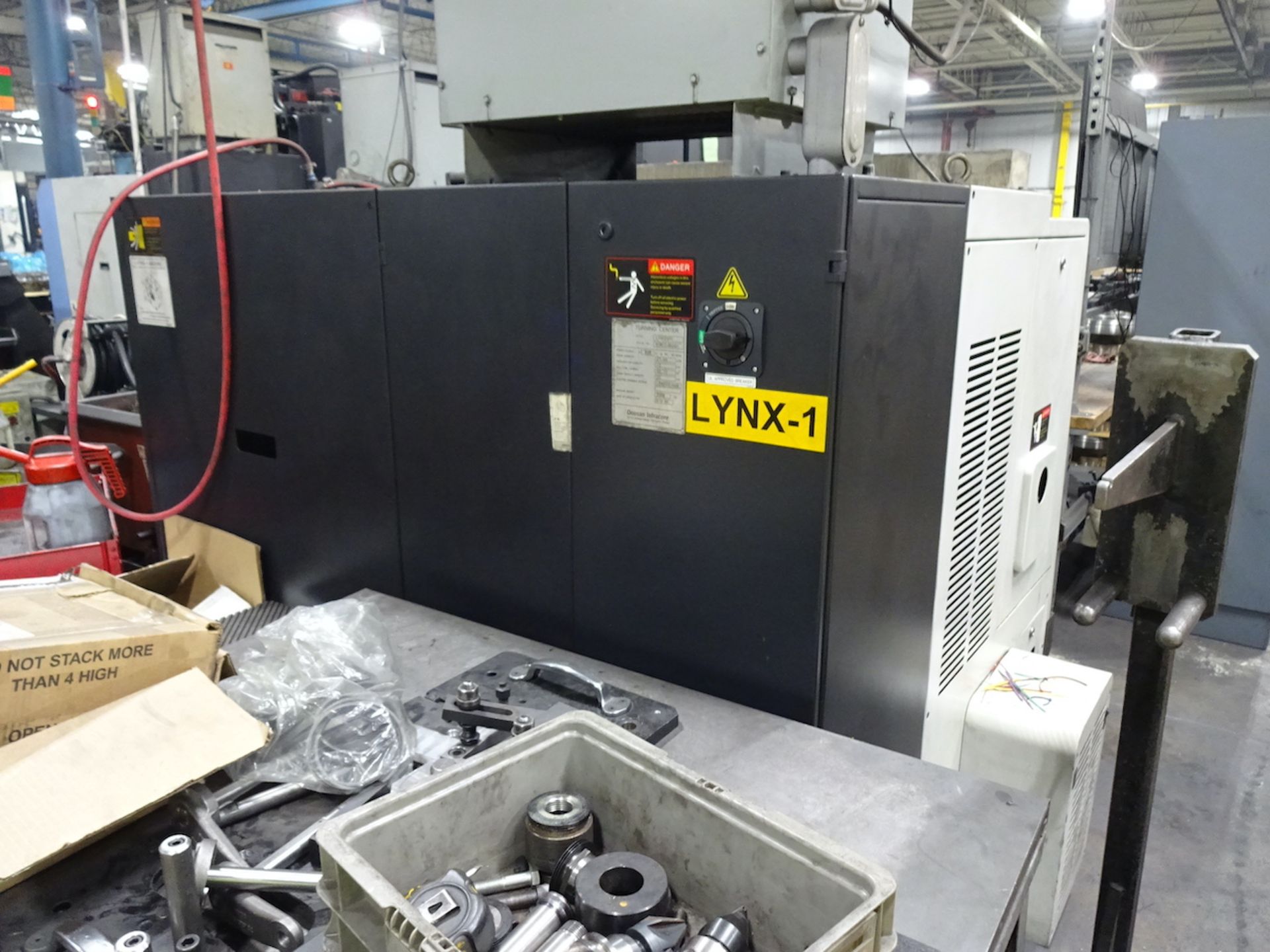 DOOSAN MODEL LYNX 220C CNC LATHE (2014) S/N ML0013006003, FANUC SERIES I CNC, TOOL PRESETTER, 3 - Image 13 of 15