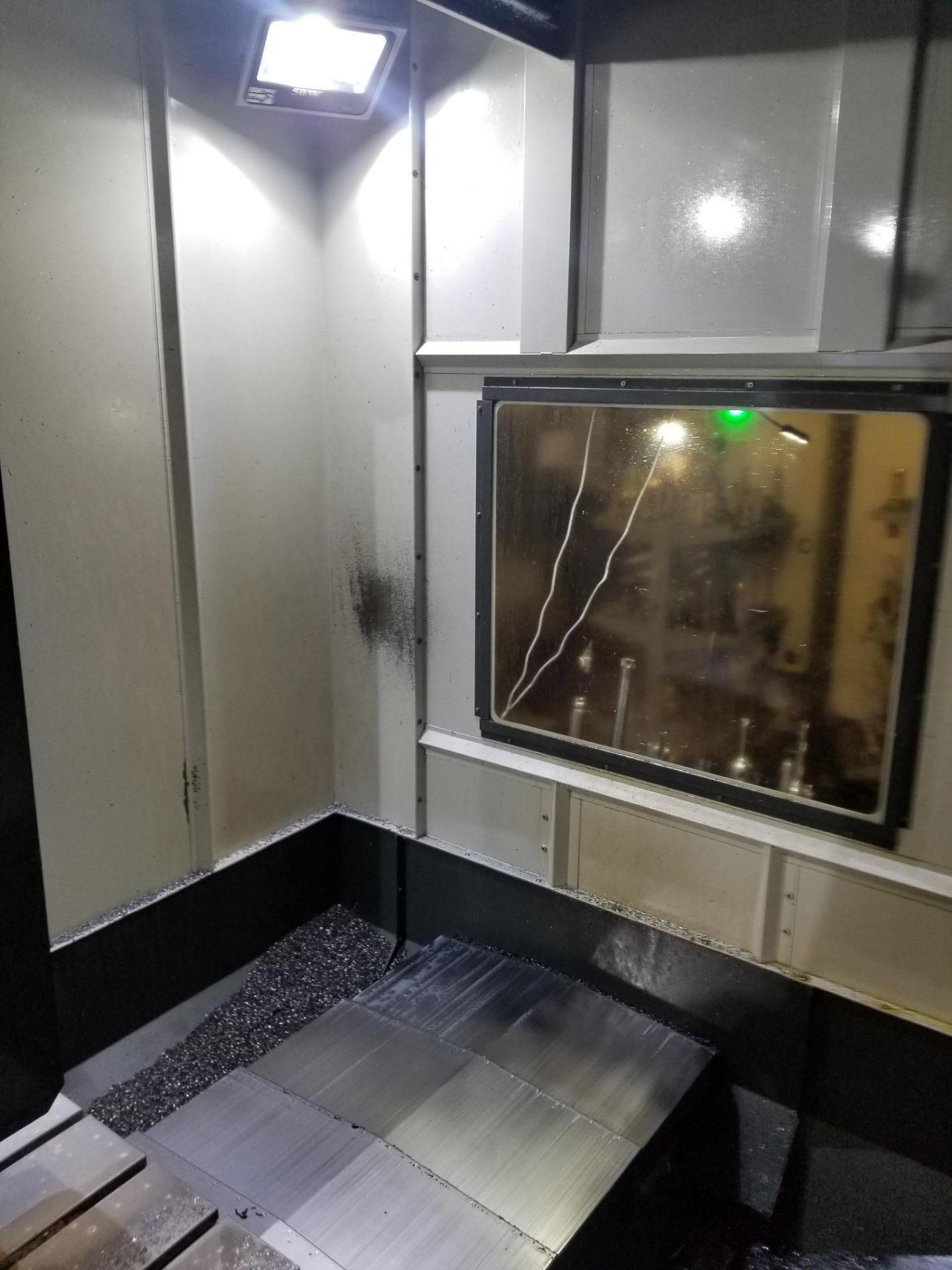 HAAS EC-1600ZT HORIZONTAL MACHINING CENTER, S/N 2054792 (2016), X-AXIS TRAVEL 64 "Y-AXIS TRAVEL - Image 6 of 14