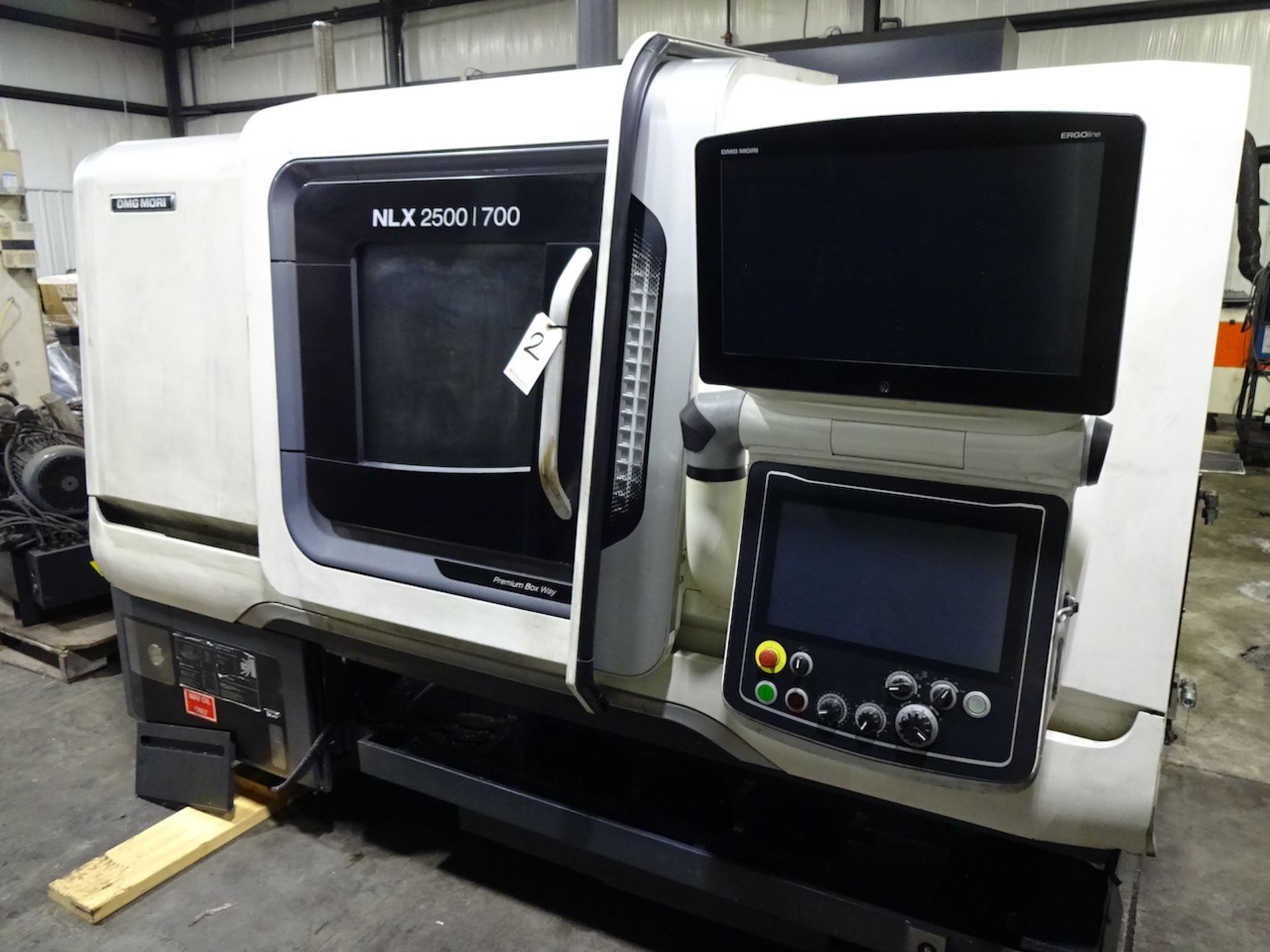 DMG MORI NLX 2500T/700 CNC LATHE (2018) S/N LN258180811, MACHINING LENGTH 28.7”, BAR CAP. 3.1”,