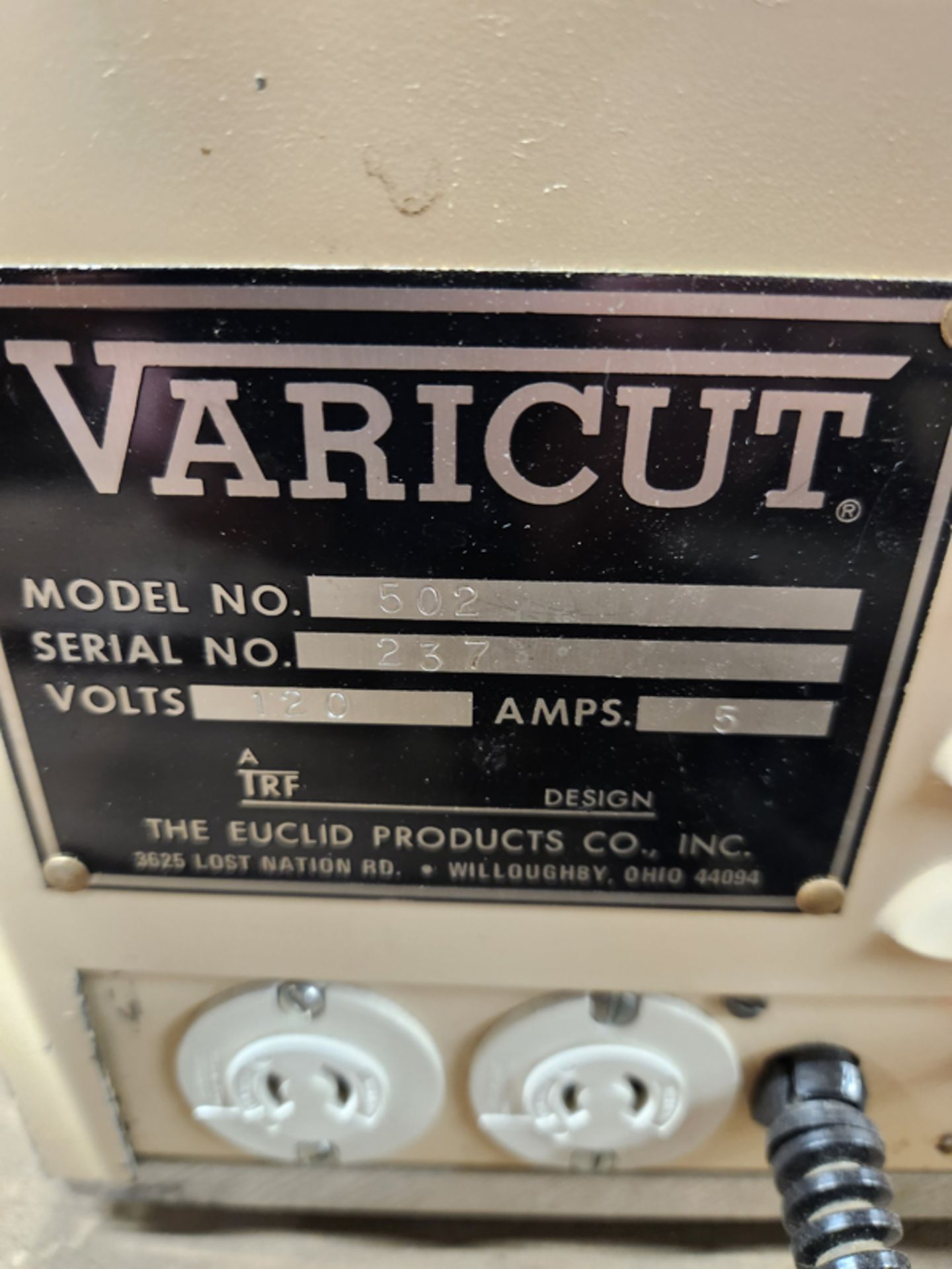 3 VARICUT MACHINES - Image 7 of 8