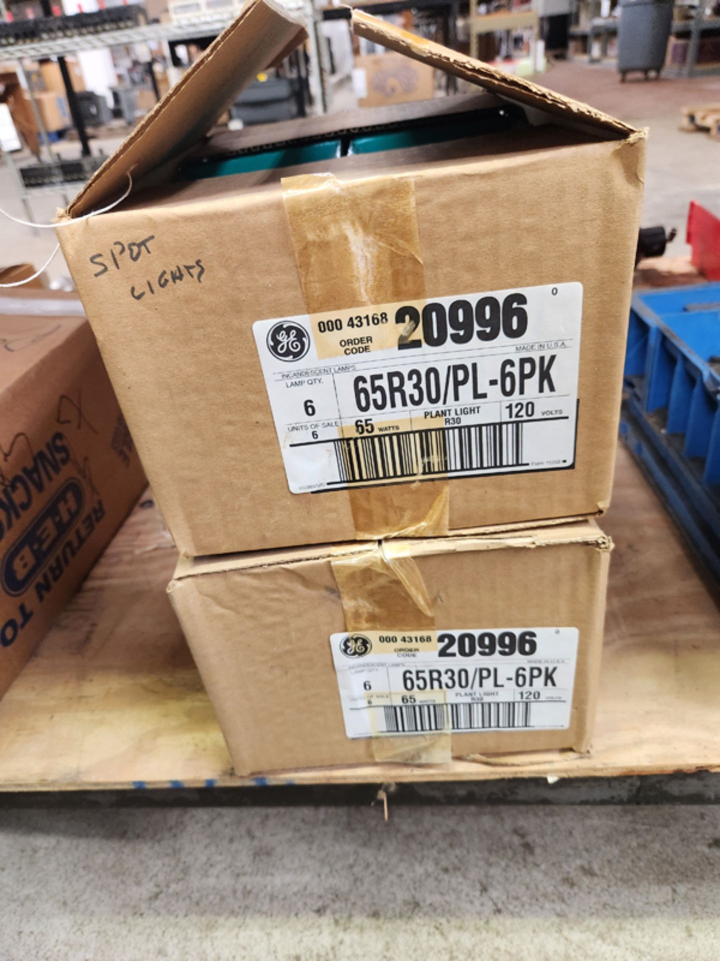 2 BOXES OF GE SPOT LIGHT BULBS