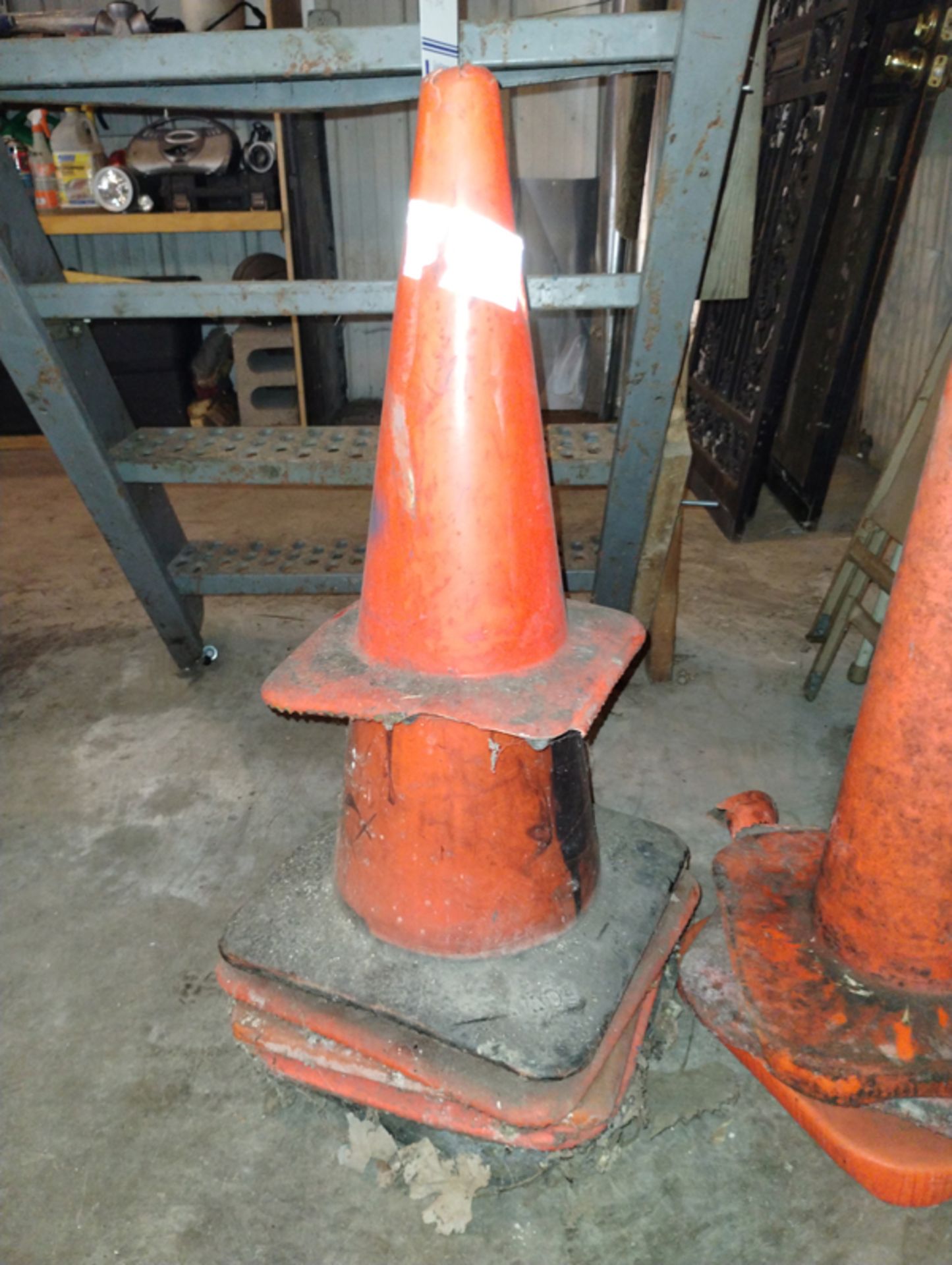 LOT OF ASSORTED SAFETY CONES - Image 2 of 4