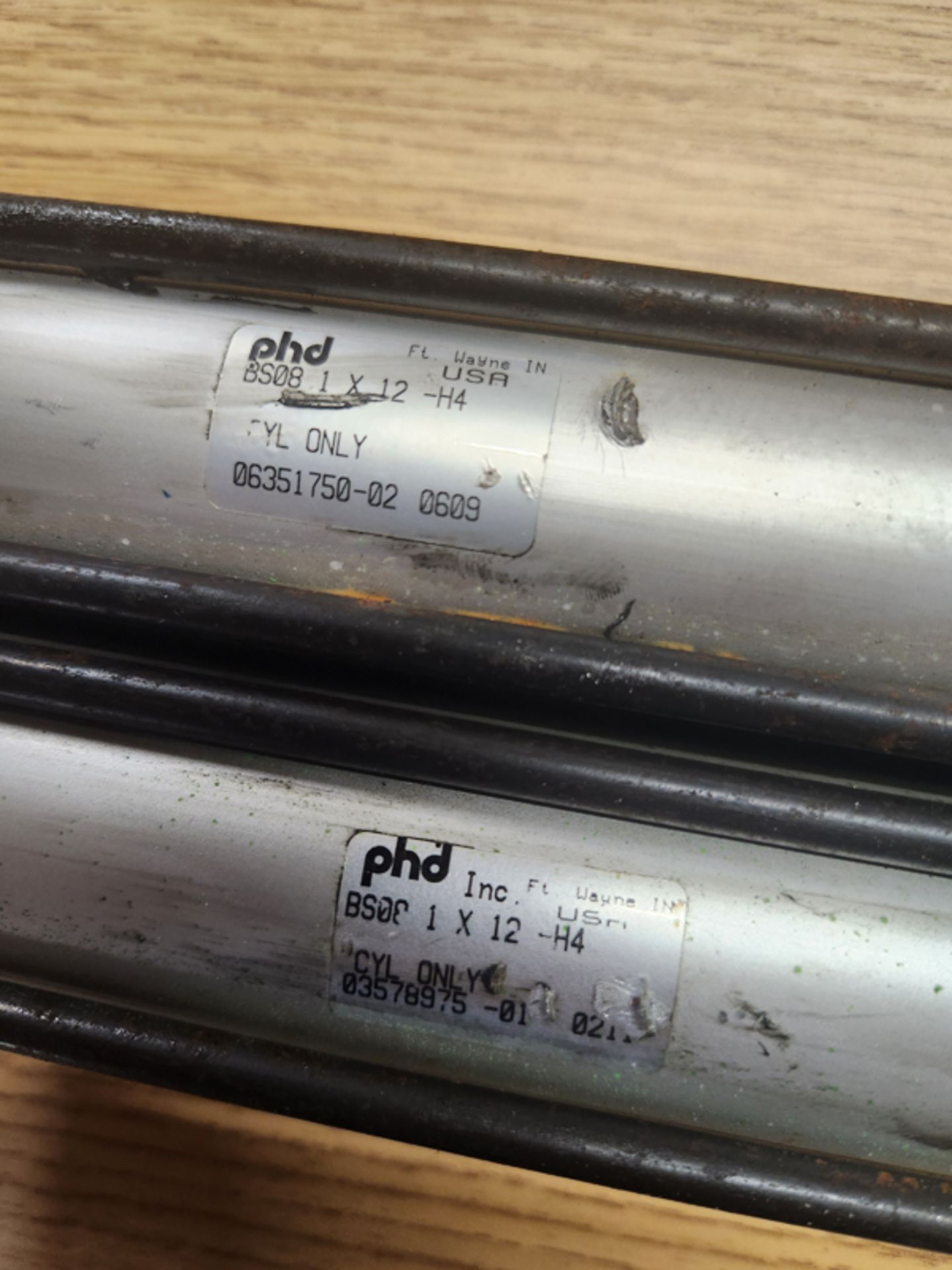 2 PHD INC PNEUMATIC CYLINDERS BS08 - Image 2 of 2