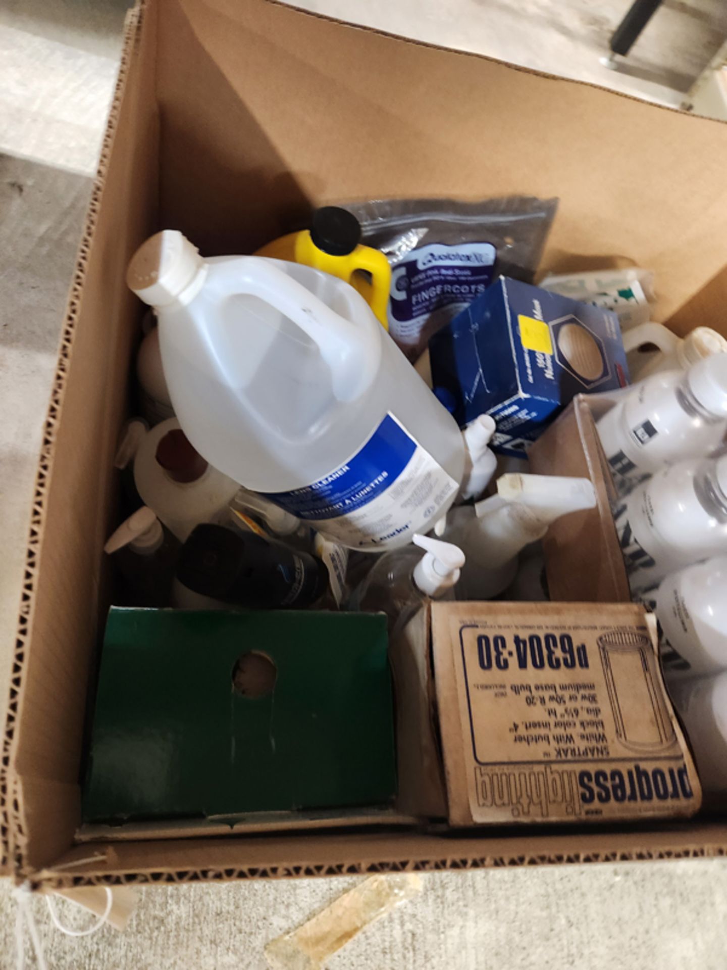 BOX OF HAND SANITIZER, CLEANER AND MISC - Image 2 of 3