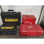 4 ASSORTED EMPTY TOOL CASES