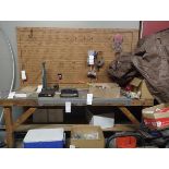 WORK BENCH WITH PEG BOARD 8' X 35" X 37"