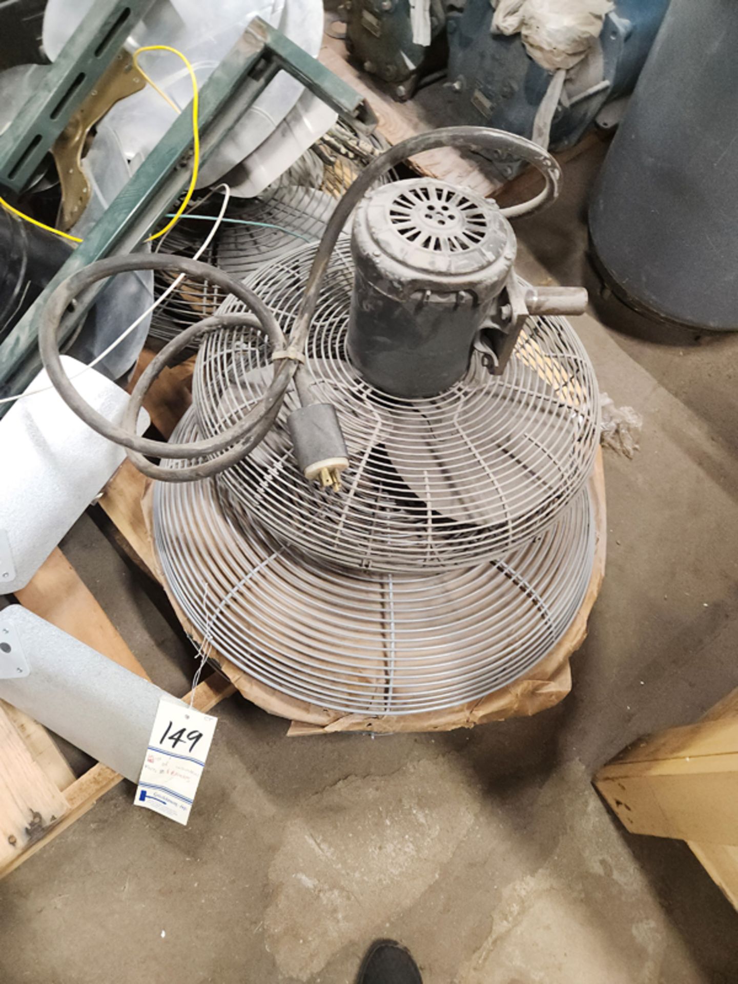 SKID OF INDUSTRIAL FANS AND BLADES - Image 6 of 7
