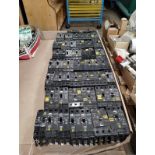 LOT OF SQUARE D BREAKERS