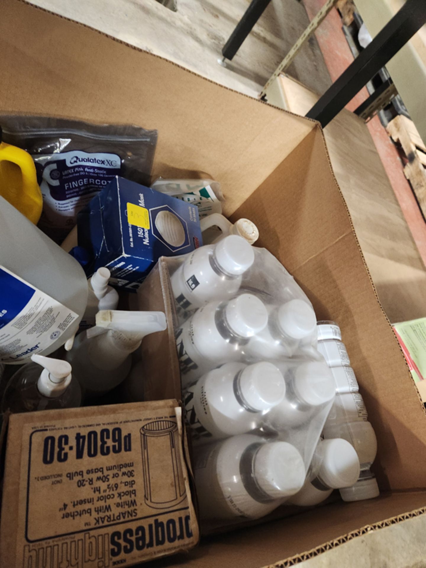 BOX OF HAND SANITIZER, CLEANER AND MISC - Image 3 of 3